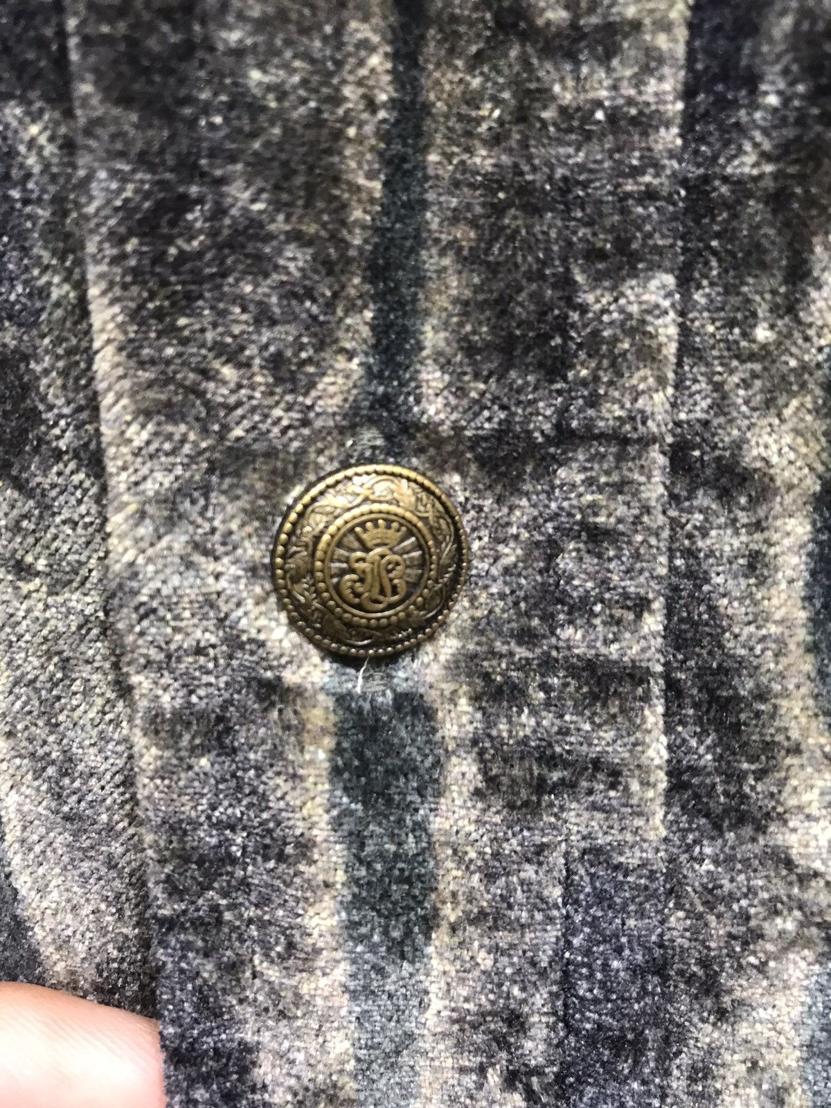 Vintage × Yoshiyuki Konishi Archival YOSHIYUKI KONISHI Ficce Uomo Stripe Jacquard Shirt Size US M / EU 48-50 / 2 - 8 Thumbnail