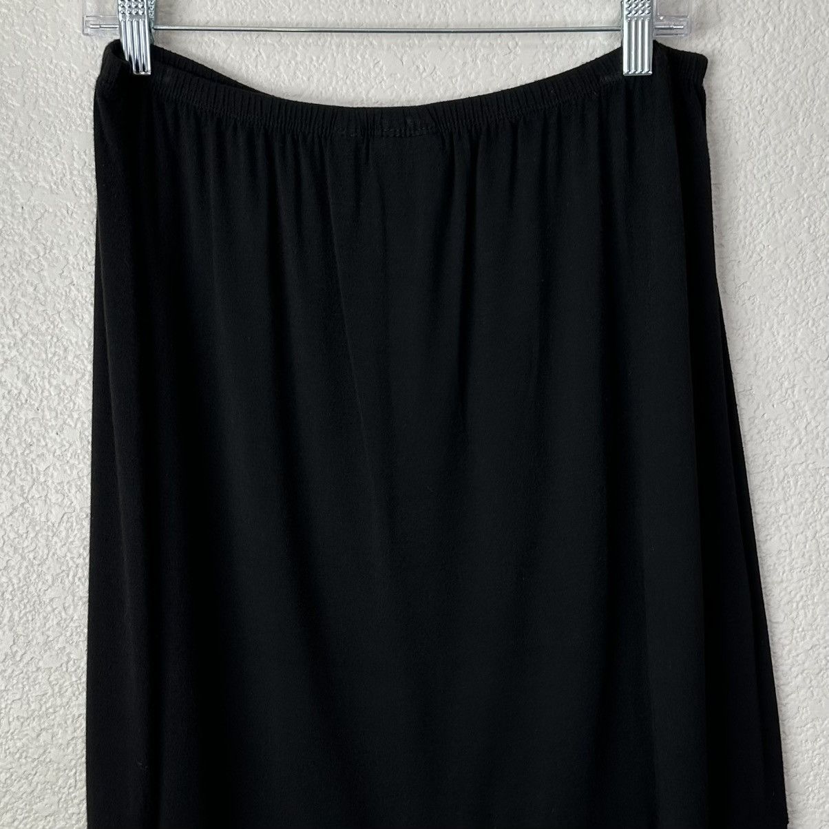 Chicos Chico’s Black Elasticized Waist Midi Skirt Size 30" / US 8 / IT 44 - 5 Thumbnail