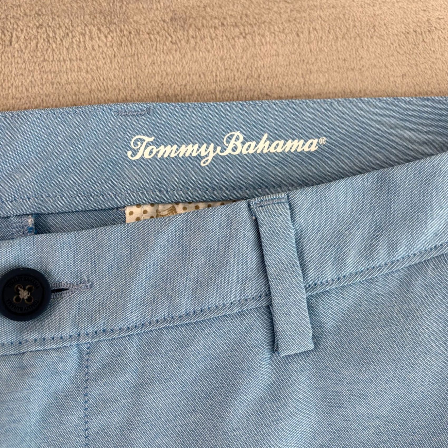 Tommy Bahama VINTAGE? No. Tommy Bahama Island Zone Performance Golf Pants in Sky Blue Men 38x28 Size US 38 / EU 54 - 3 Thumbnail