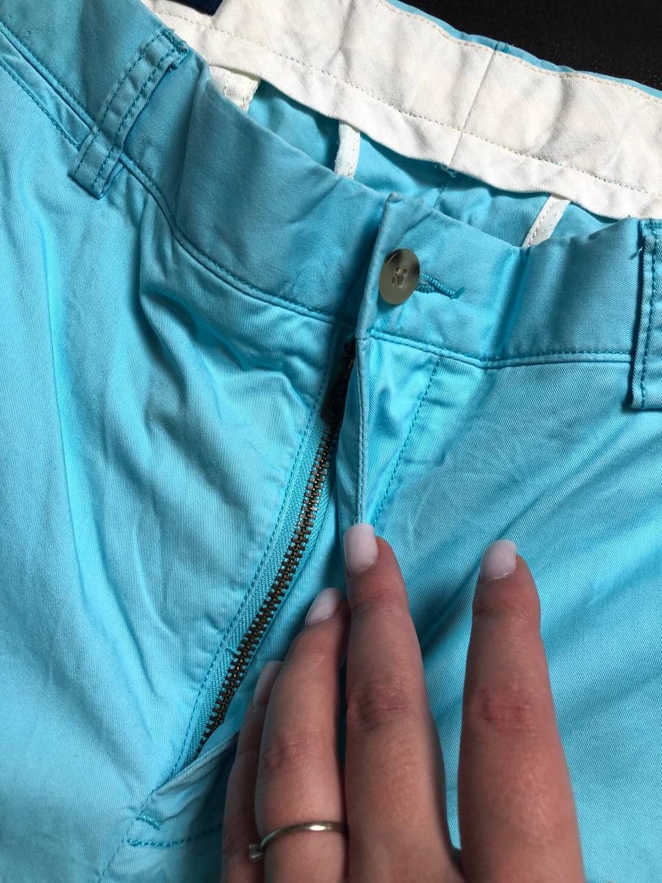 Polo Ralph Lauren Polo Ralph Lauren stretch classic-fit pants in a light blue Size US 34 / EU 50 - 9 Thumbnail