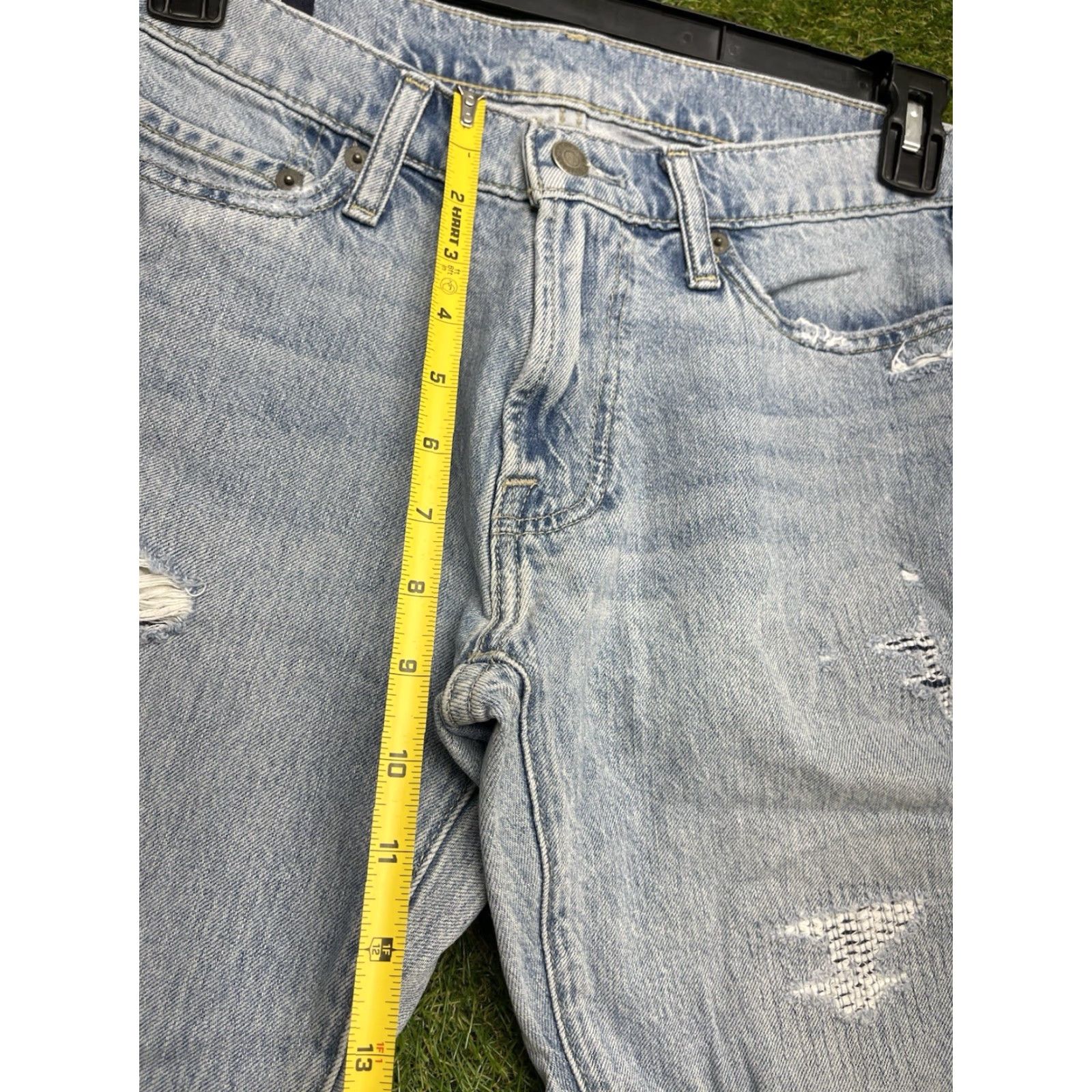 Abercrombie & Fitch Abercrombie & Fitch Jeans Mens 30x30 Blue Light Wash Slim Skinny 30 Inseam 30 in Denim Cotton Polyester Spandex Casual USA Preppy Mens Size US 30 / EU 46 - 3 Thumbnail