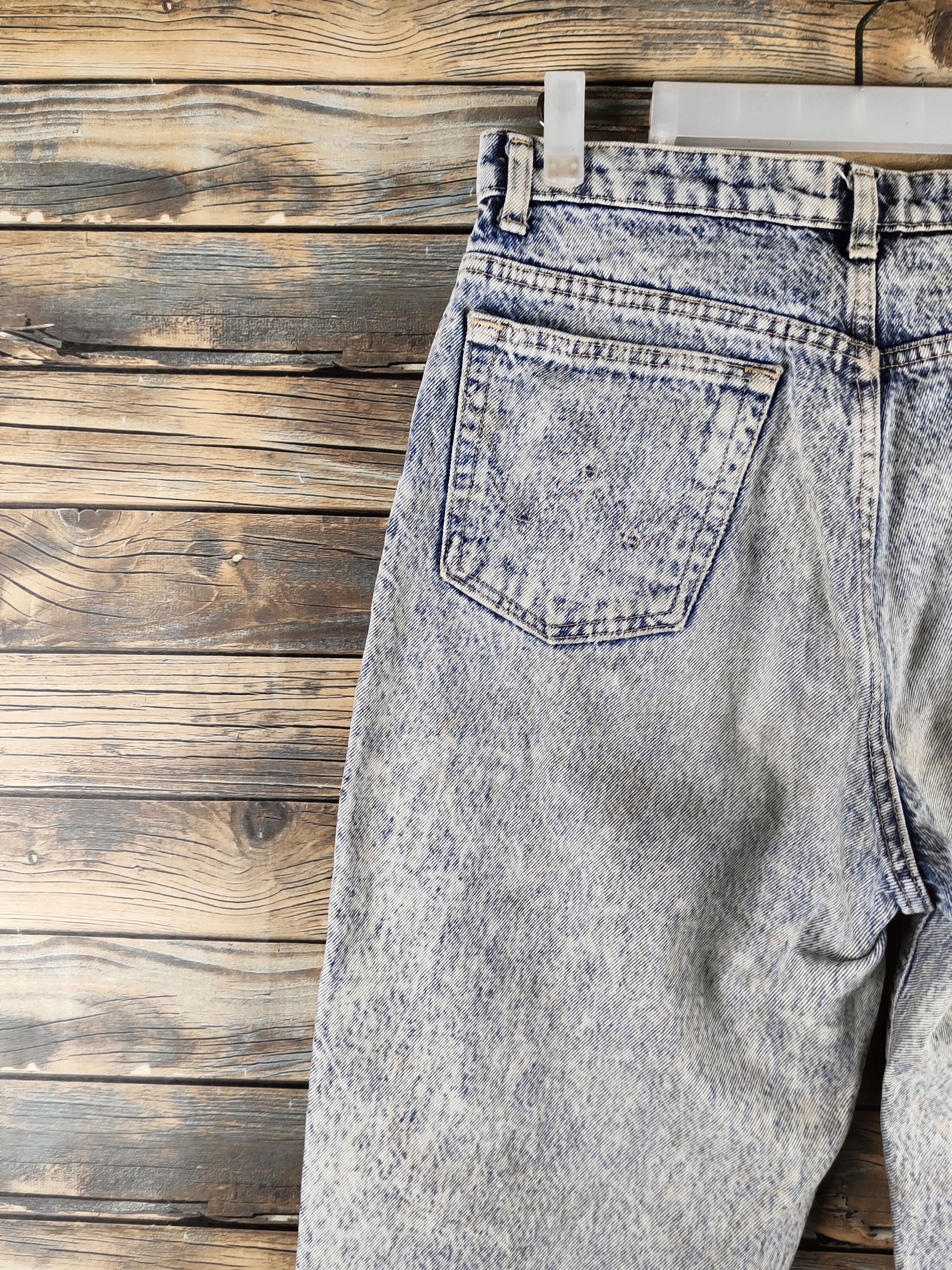 Wrangler DL Wrangler Vintage Blue Distressed Ripped Jeans #46-628 Size US 29 - 8 Thumbnail