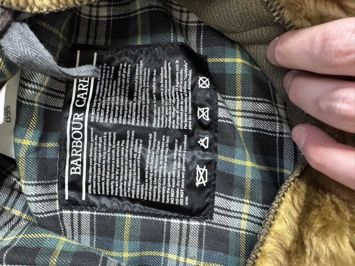 Barbour × Vintage Vintage Barbour Beafourt 2 in 1 Waxed Waistcoat C36/91 cm Size US L / EU 52-54 / 3 - 7 Thumbnail