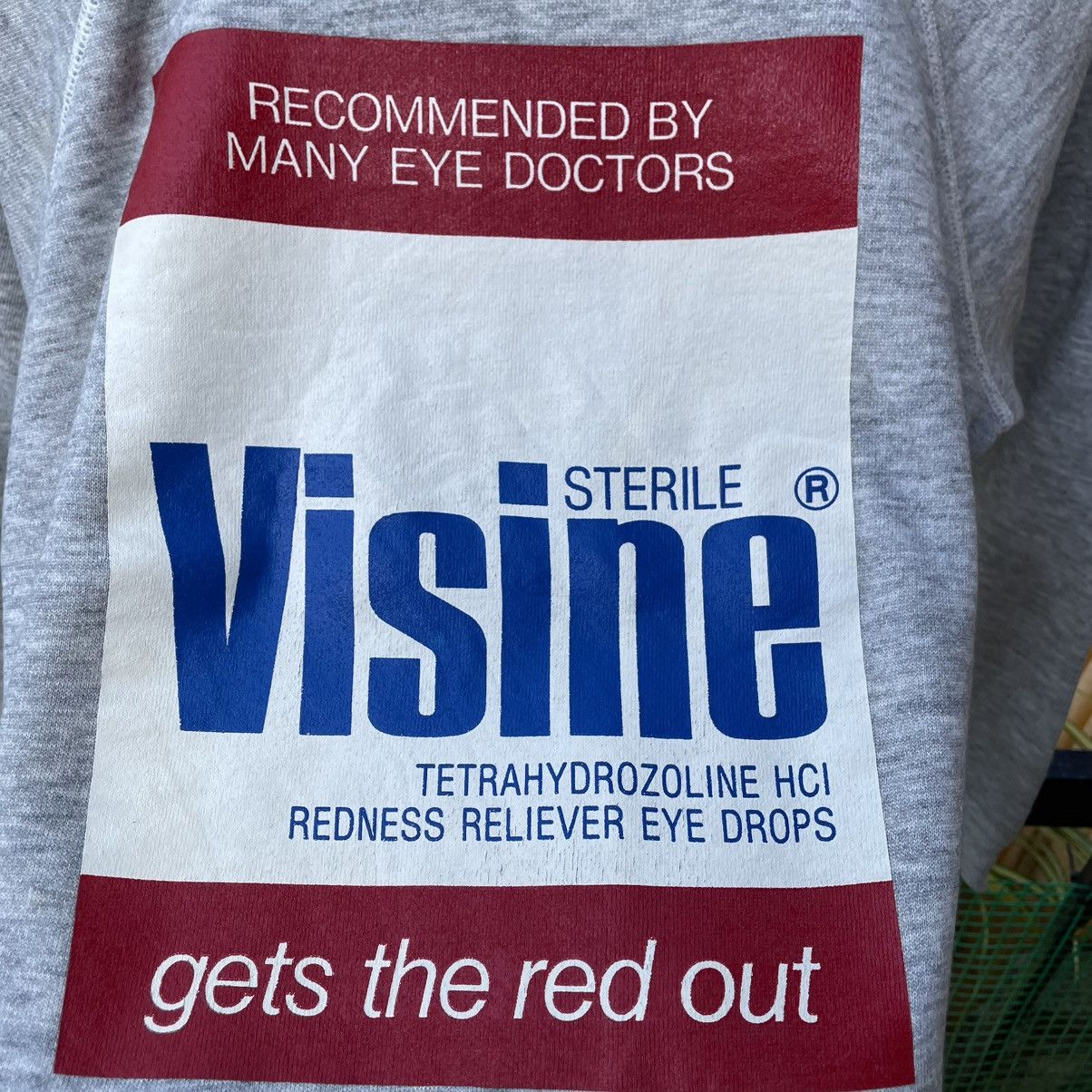 Vintage 🔥Vintage 90s Sterile Visine Eye Product Jumper Sweatshirts Size US S / EU 44-46 / 1 - 7 Thumbnail