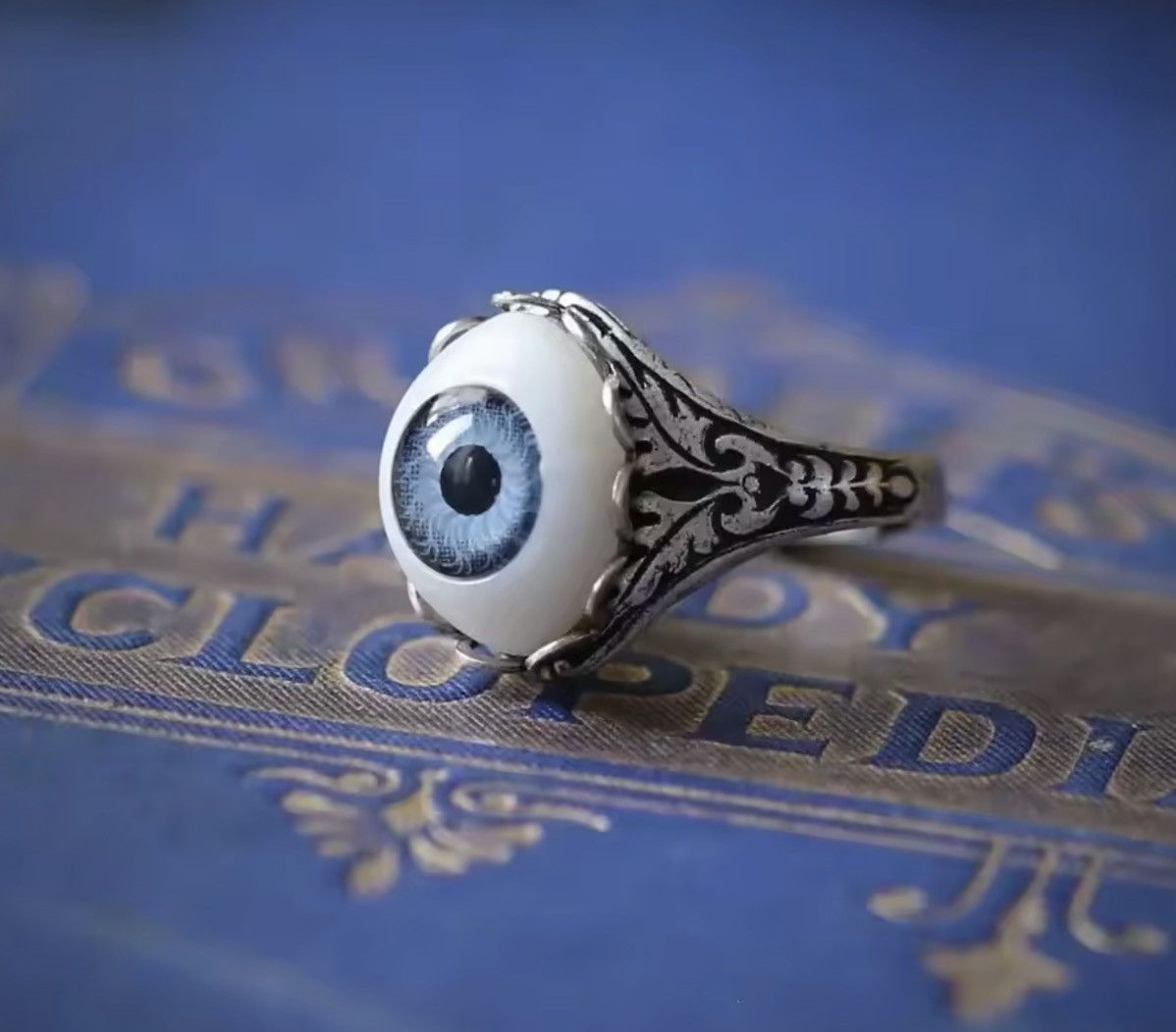 Japanese Brand Eye Ring Size 6-13 Size ONE SIZE - 1 Thumbnail