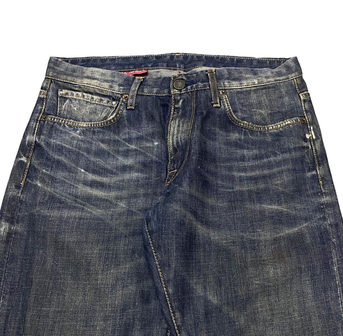If Six Was Nine × Japanese Brand × Le Grande Bleu (L.G.B.) Very Rare Design Vintage Japanese Brand Reign Jeans 1990s Size US 31 - 3 Thumbnail