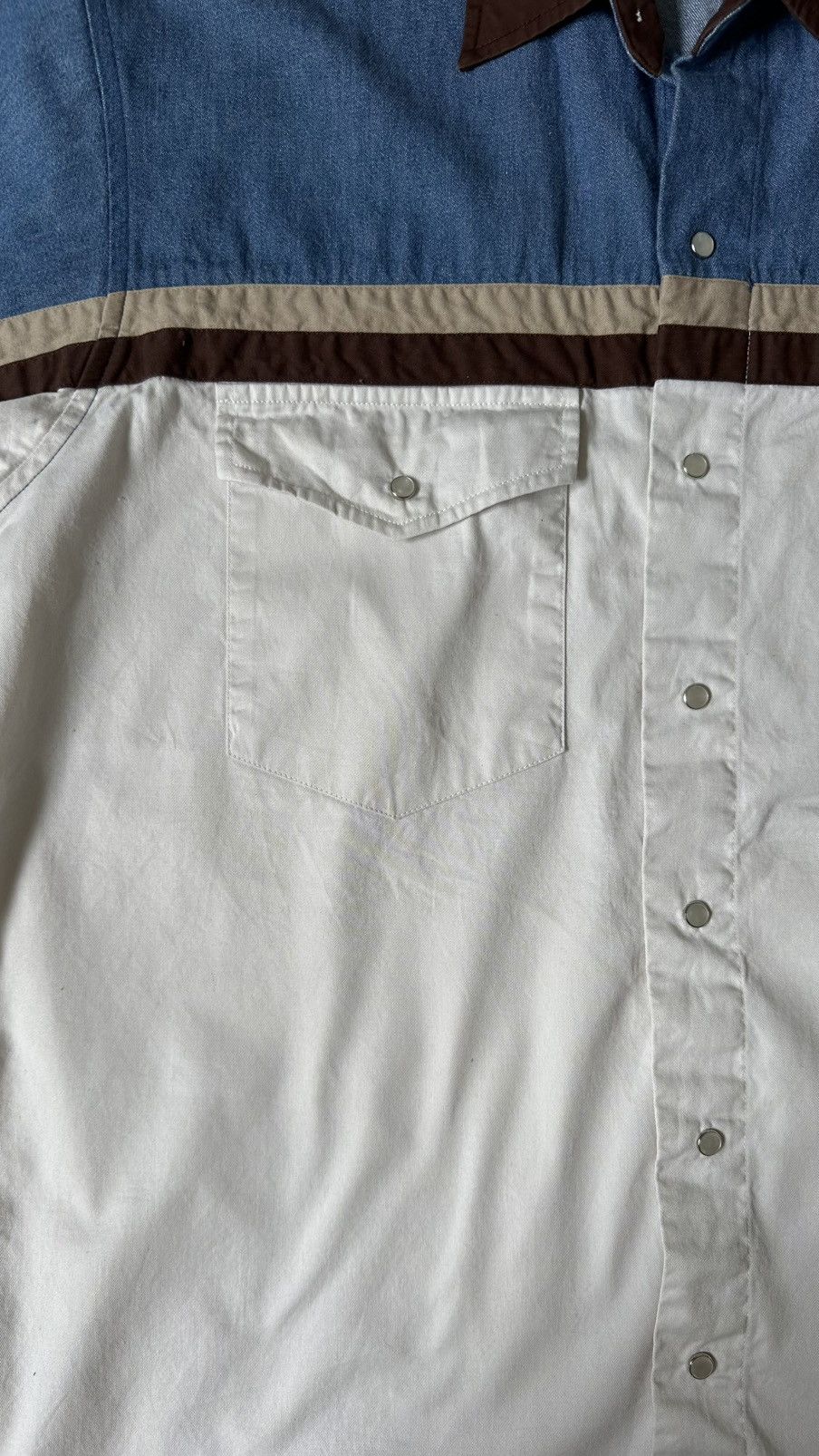 Vintage VINTAGE PLAINS WESTERN WEAR MULTICOLOUR PEARL SNAP SHIRT Size US L / EU 52-54 / 3 - 2 Thumbnail