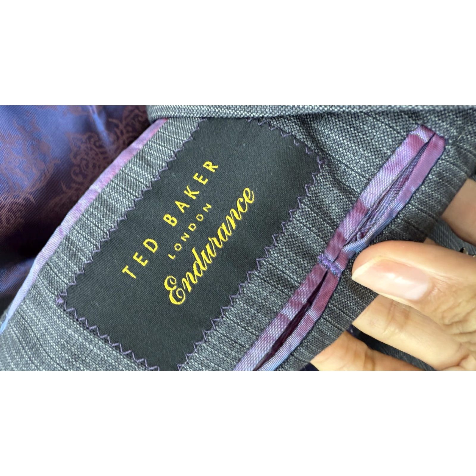 Ted Baker Ted Baker Jacket Mens 42R Gray Wool Jarrett CT Endurance Made in Canada Size US XS / EU 42 / 0 - 6 Thumbnail