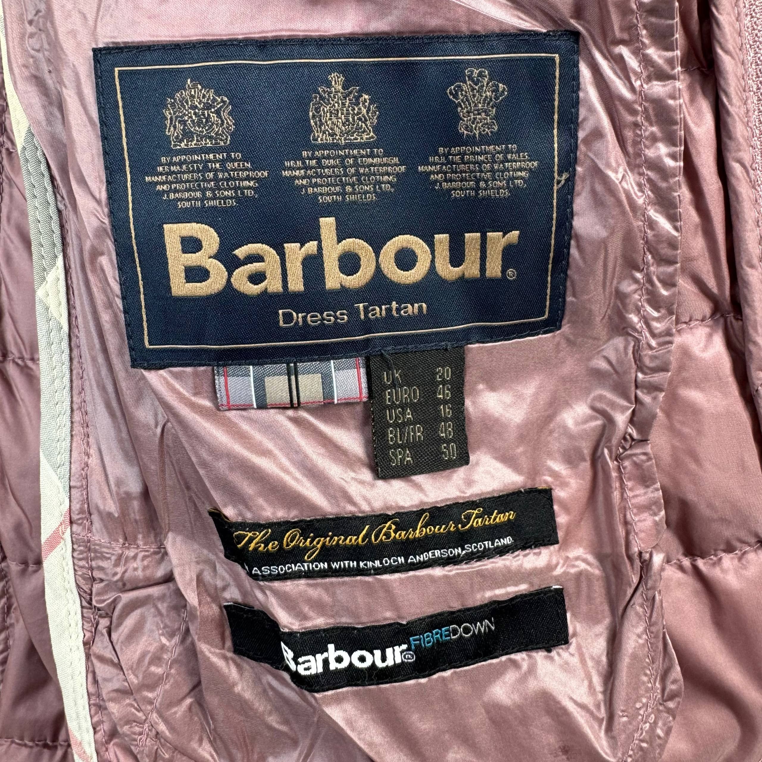 Barbour Barbour FibreDown Quilted Jacket Pink Womens Size XL Size XL / US 12-14 / IT 48-50 - 7 Thumbnail