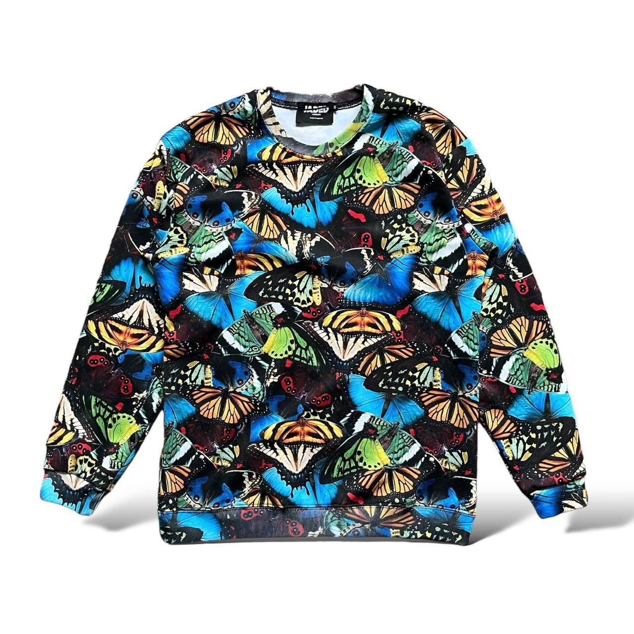 Designer × Jaded London Jaded Sweatshirt Butterfly Streetwear Size US M / EU 48-50 / 2 - 1 Thumbnail