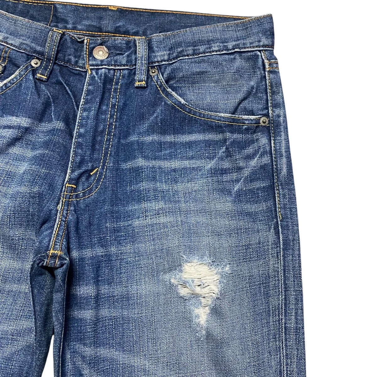 Levi's Vintage Levis 517 Flare Jeans Distressed Size US 30 / EU 46 - 5 Thumbnail
