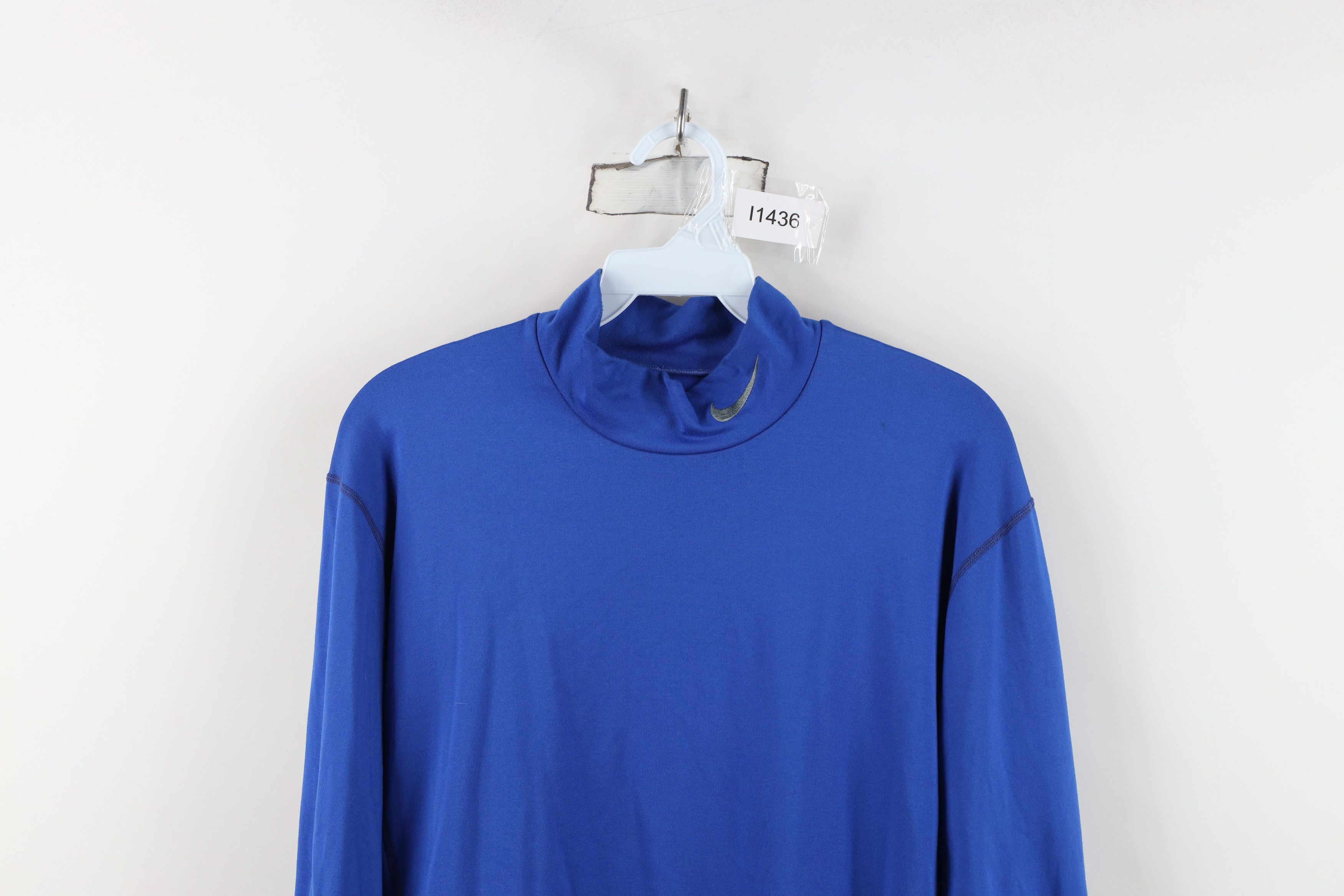 Nike Nike Pro Combat Lined Mock Neck Training Long Sleeve Shirt Size US XL / EU 56 / 4 - 2 Thumbnail