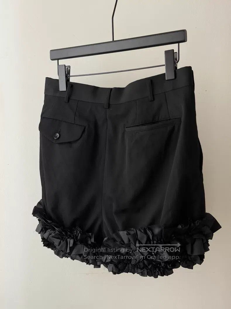 Comme des Garcons Comme des Garcons size M Ruched Flower Cluster Low-Rise Sh Size 22" - 4 Thumbnail