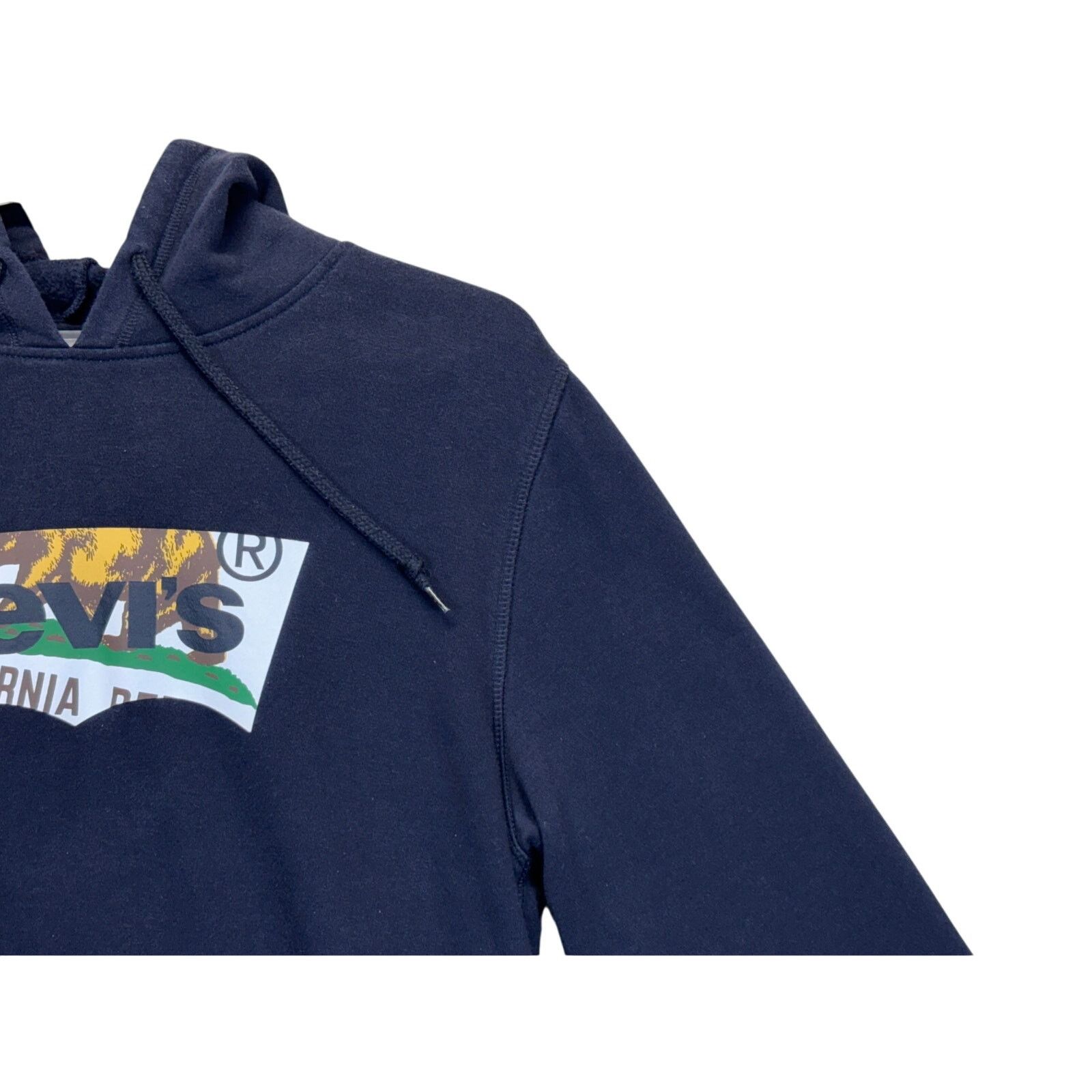 Levi's Levi’s California Republic Bear Hoodie Men’s Medium Navy Size US M / EU 48-50 / 2 - 13 Thumbnail
