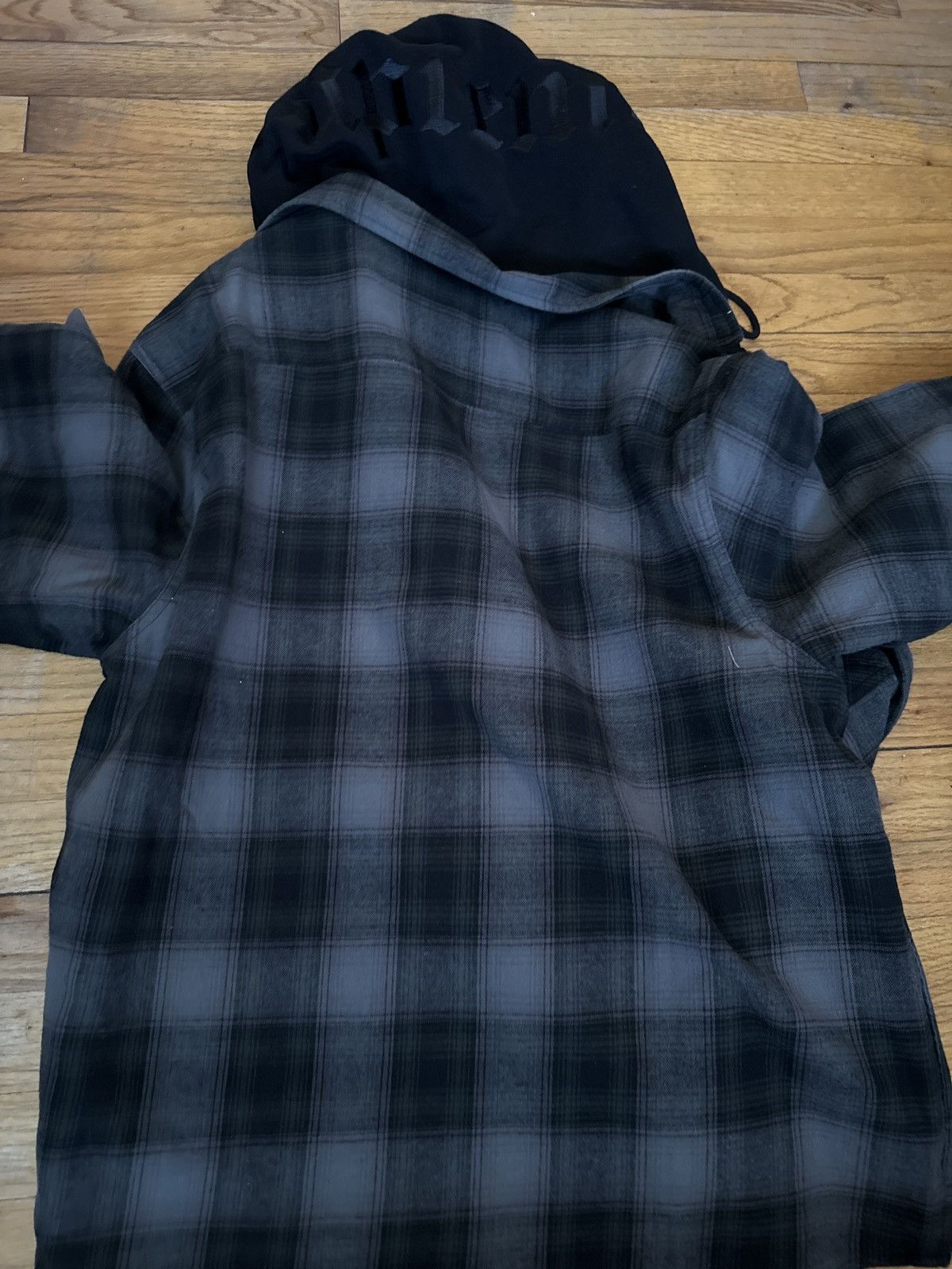 Supreme Supreme Flannel Hoodie Size US M / EU 48-50 / 2 - 2 Thumbnail