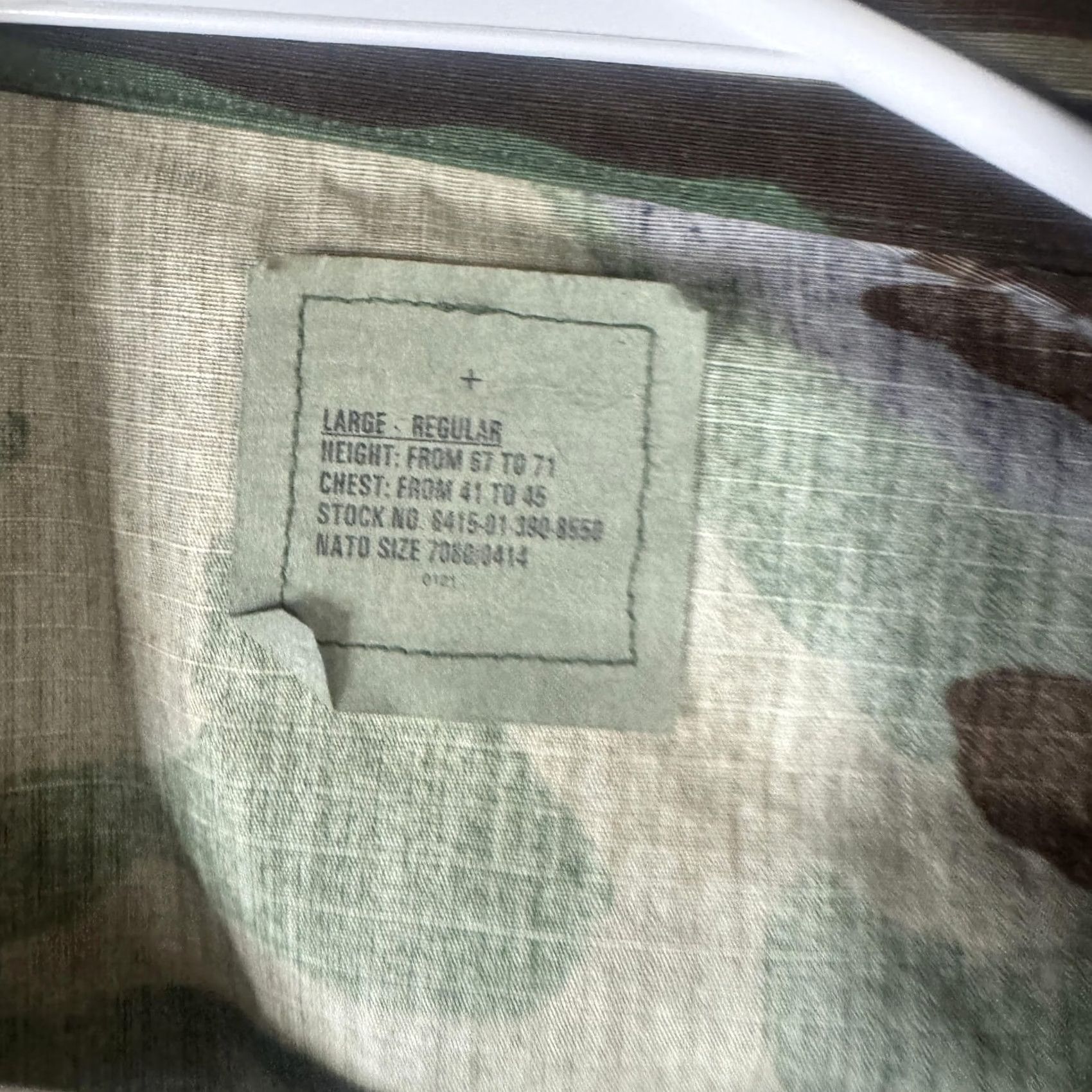 American Apparel VINTAGE American Apparel Jacket Mens L Green Camo US Army BDU Combat Button Front Size US L / EU 52-54 / 3 - 6 Thumbnail