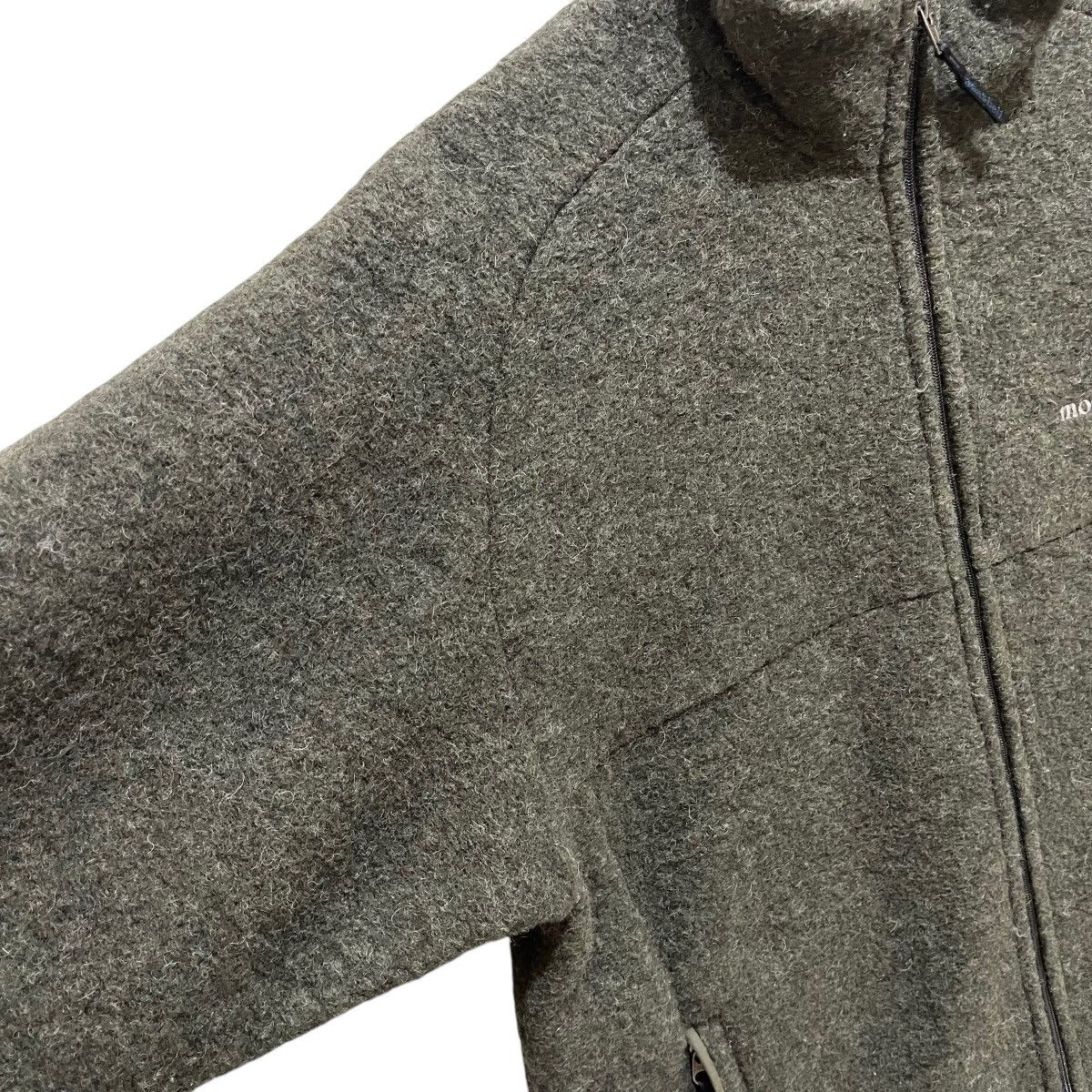 Montbell × Vintage Vintage Mont Bell Wool Zipper Outdoor Jacket Size US L / EU 52-54 / 3 - 8 Thumbnail