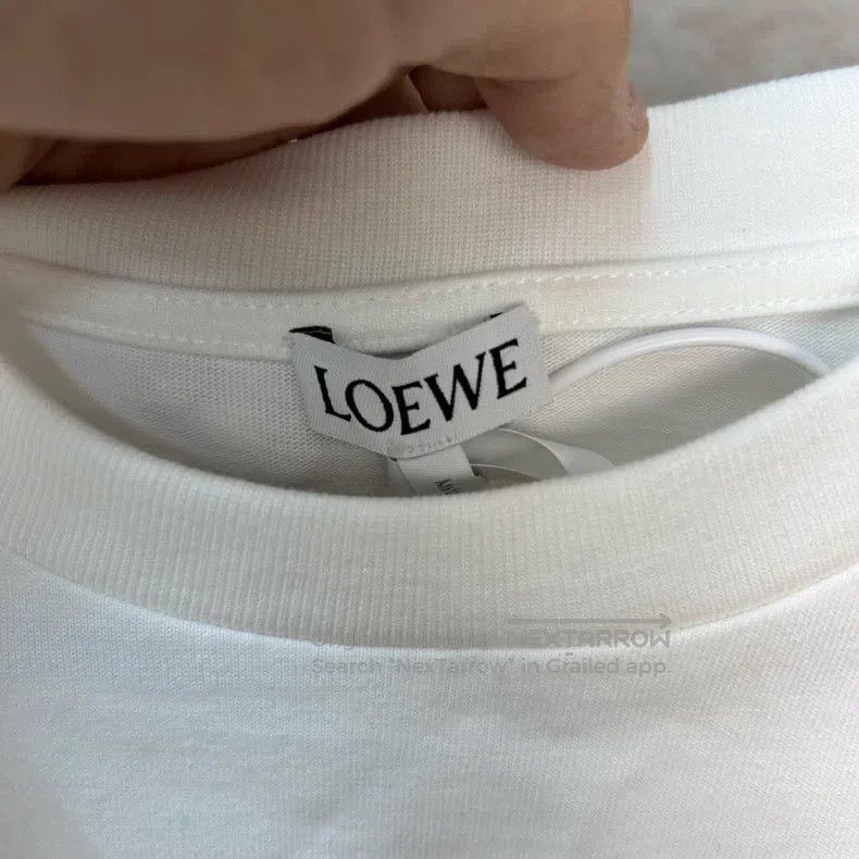 Loewe Loewe White Embroidered Logo Short Sleeve Size US S / EU 44-46 / 1 - 3 Thumbnail