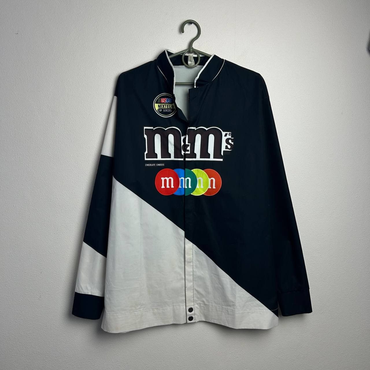 NASCAR Vintage Nascar M&Ms big logo racing nylon jacket Size US L / EU 52-54 / 3 - 1 Thumbnail