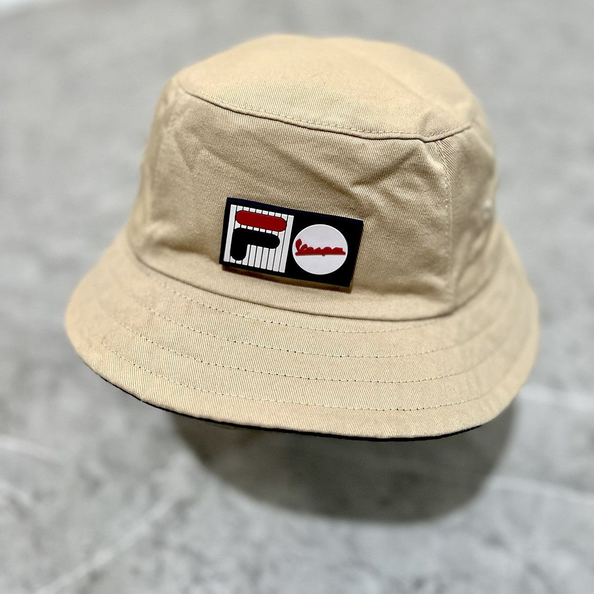 Fila × Vintage FILA X VESPA REVERSIBLE BUCKET HAT Size ONE SIZE - 3 Thumbnail