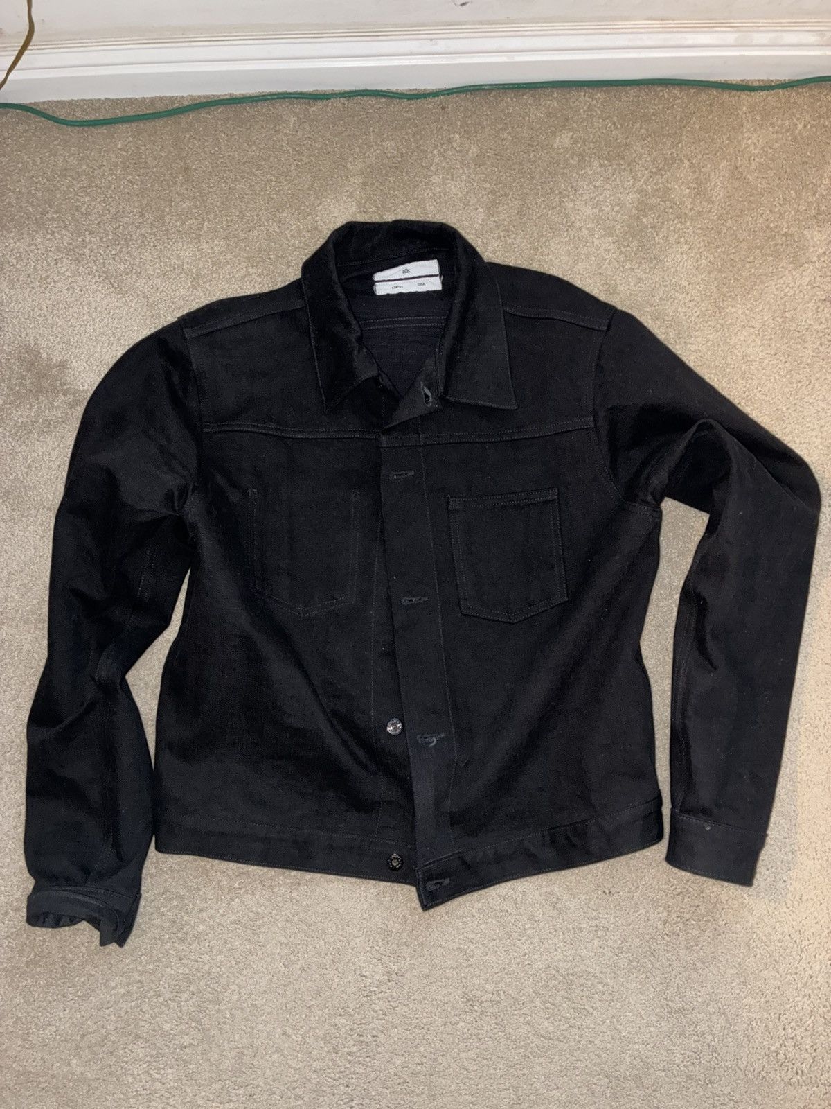 K-Two Studios K-TWO STUDIOS ONYX WAXED DENIM JACKET | Grailed