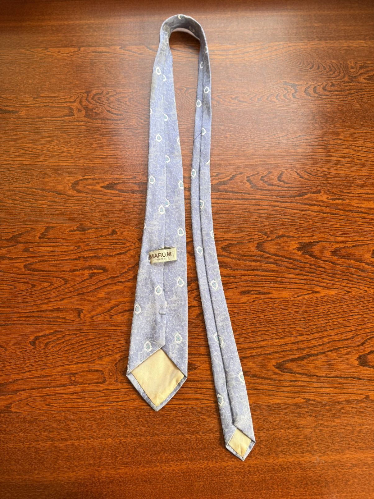 Other MARUMI Light purple Abstract Pattern Silk Tie Japan Size ONE SIZE - 4 Thumbnail