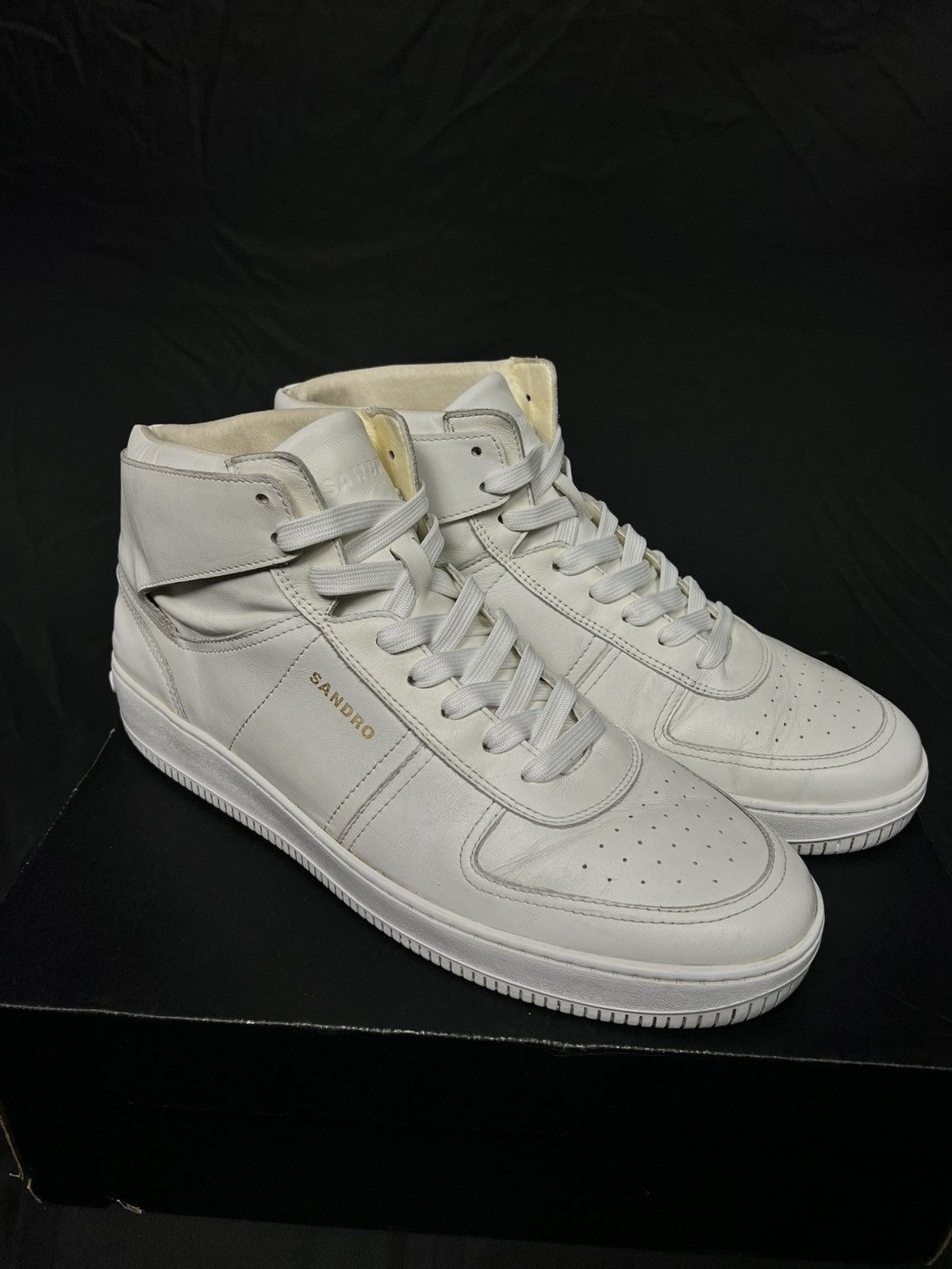 Sandro Sandro trainers leather sneakers Size US 10 / EU 43 - 3 Thumbnail