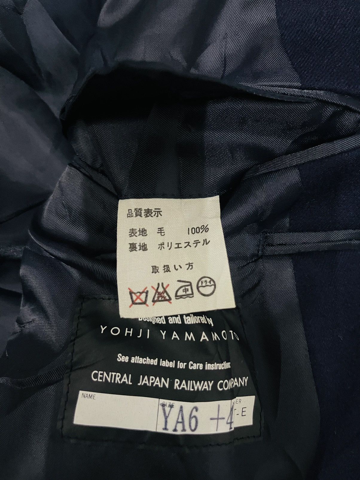 Yohji Yamamoto Yohji Yamamoto Blazer Size US L / EU 52-54 / 3 - 4 Thumbnail