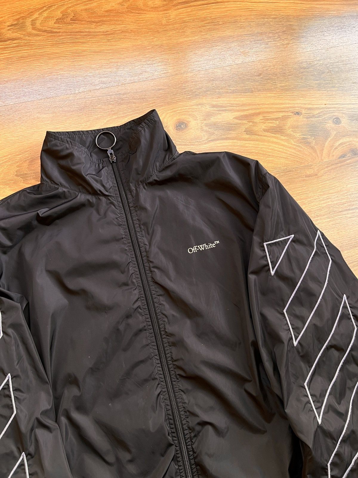 Off-White Rare Off White Diagonals Zipper Jacket Size US L / EU 52-54 / 3 - 4 Thumbnail