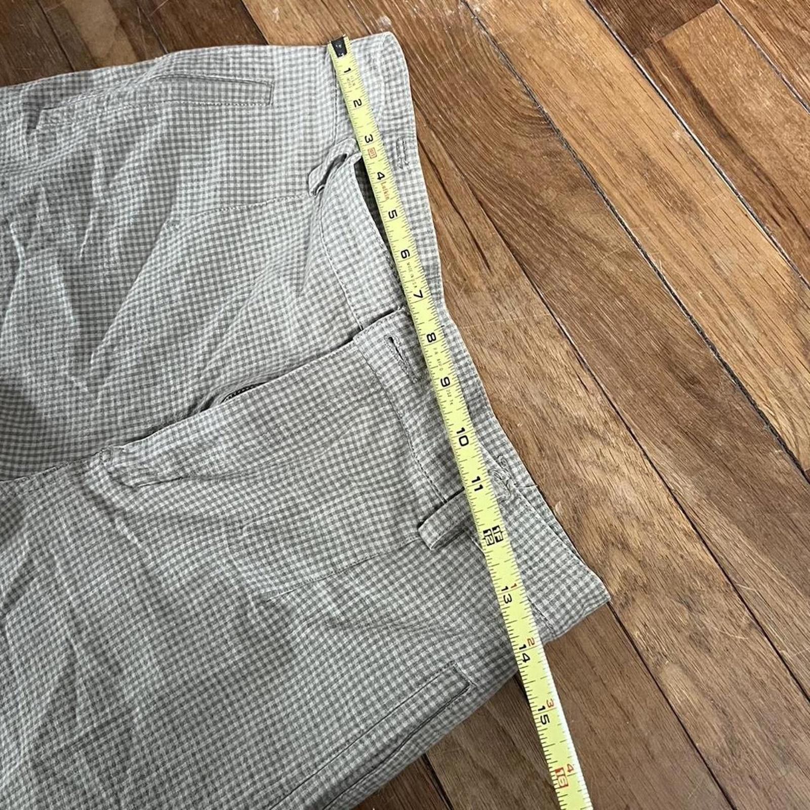 Other Tan and white checkered high waisted trousers Size 34" / US 12 / IT 48 - 5 Thumbnail