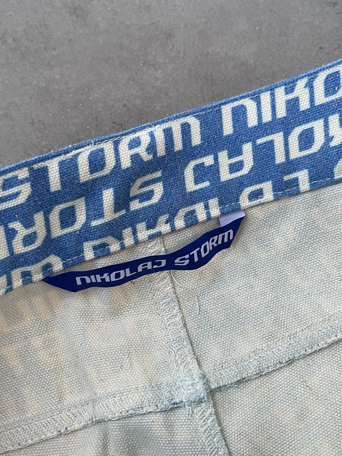 Other !DS! SS23 Nikolaj Storm Chaco Monogram Denim Pants Size US 30 / EU 46 - 15 Thumbnail