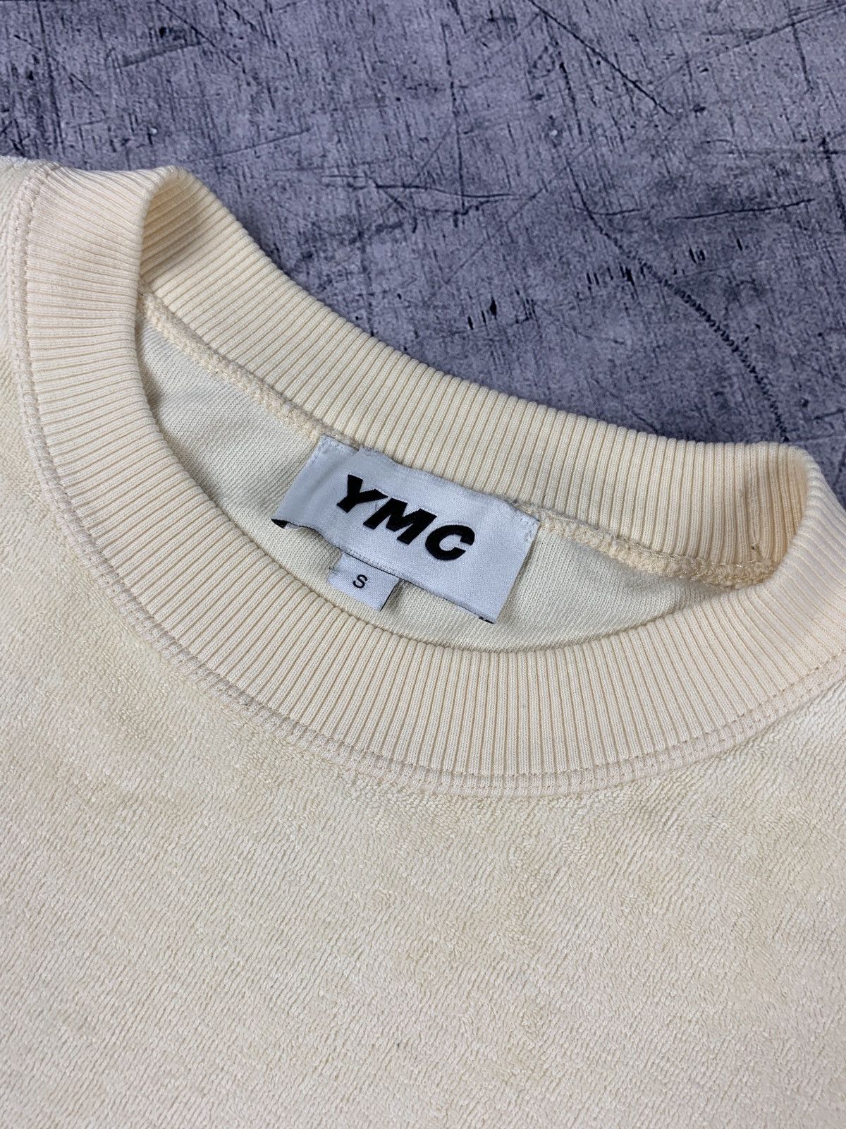 YMC Men’s YMC Fleece Sweatshirt Basic Designer Luxury Beige Sz S Size US S / EU 44-46 / 1 - 4 Thumbnail