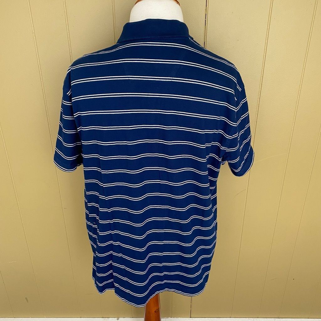 St. Johns Bay St John’s Bay men XXL 100% cotton short sleeve stripe polo s Size US XXL / EU 58 / 5 - 8 Thumbnail