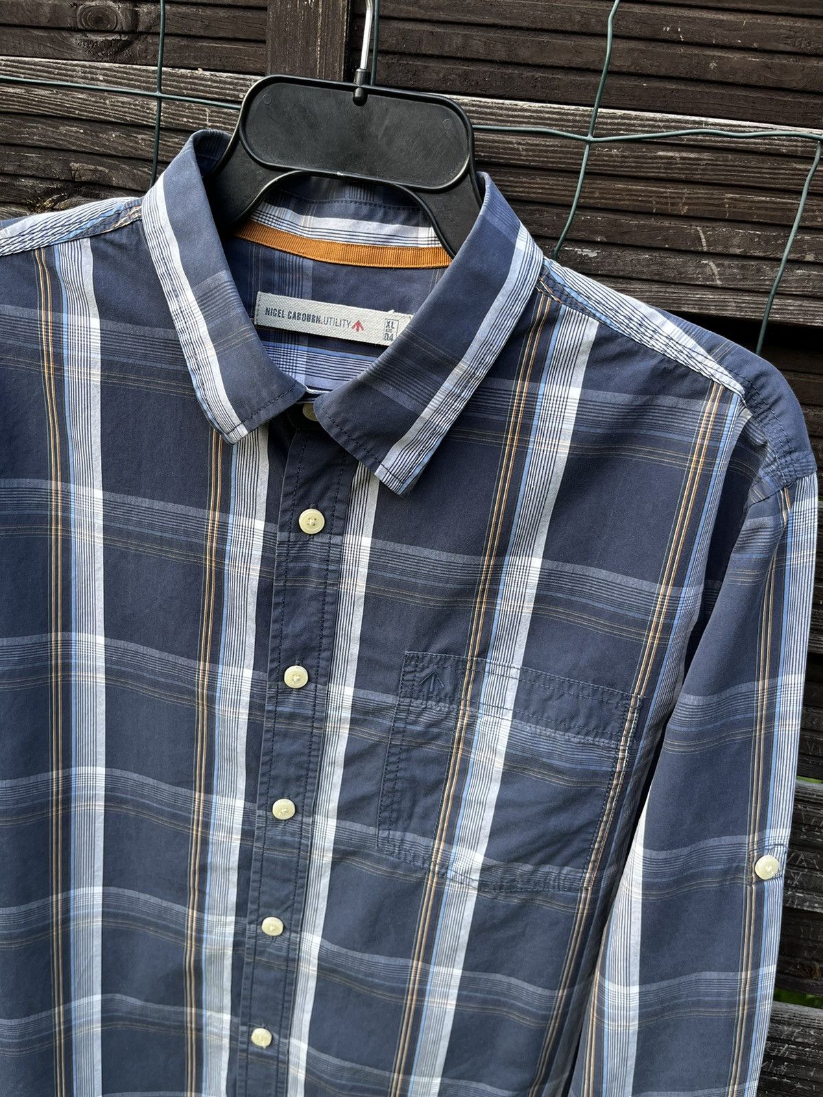 Designer × Nigel Cabourn ⬆️ NIGEL CABOURN UTILITY LONG SLEEVE SHIRT Size US XL / EU 56 / 4 - 4 Thumbnail