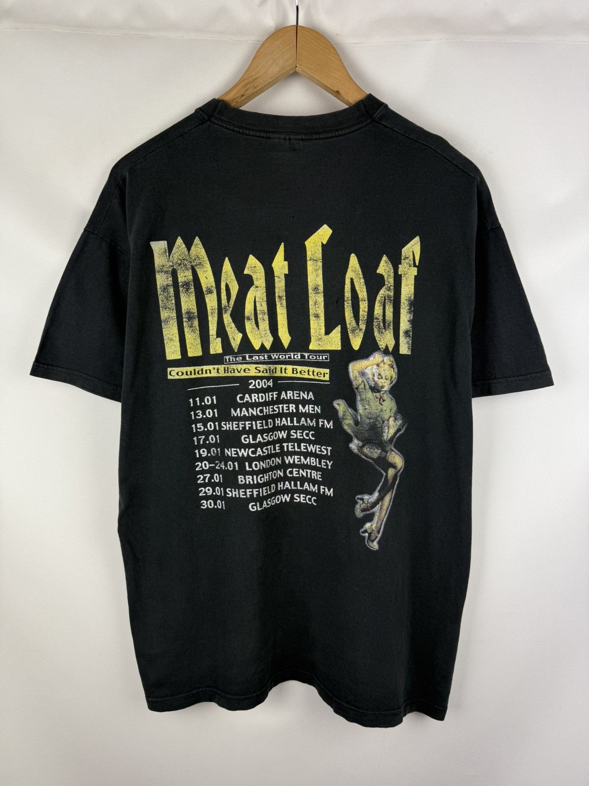 Band Tees Meat Loaf The Last World Tour VTG 2004 Band Graphic T Shirt Size US L / EU 52-54 / 3 - 12 Thumbnail
