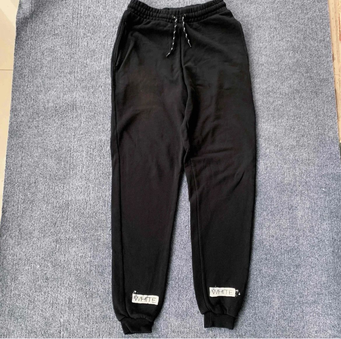 Off-White Off-White Casual Black Sweatpants Size US 29 - 1 Thumbnail