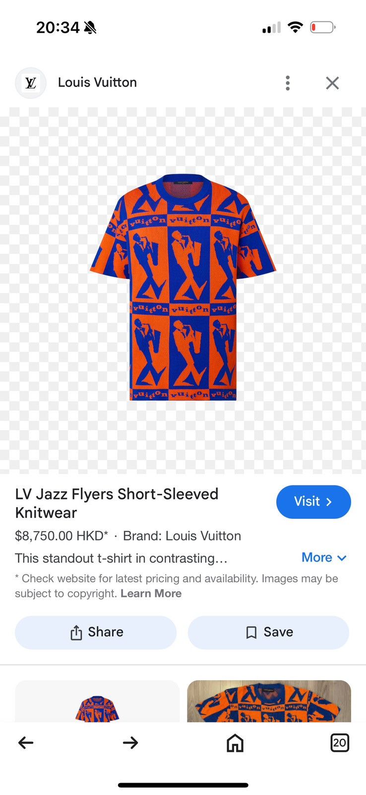 Louis Vuitton LOUIS VUITTON knit tshirt SIZES IN PHOTOS BY TAPE MEASURE Size US M / EU 48-50 / 2 - 10 Thumbnail