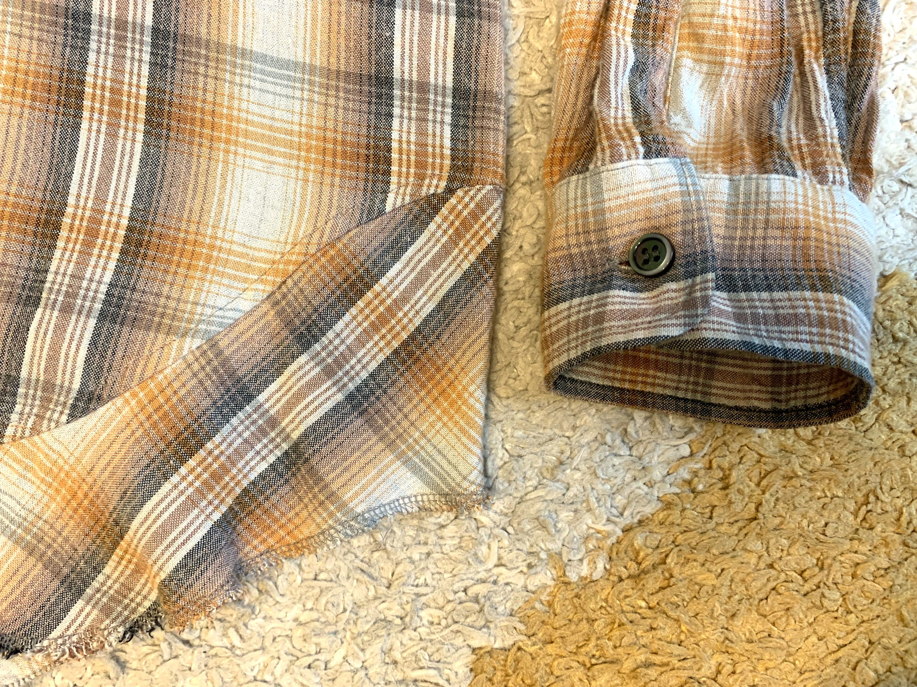 Undercover Undercover 2012ss layered plaid shirt, size 2 (fits M) Size US M / EU 48-50 / 2 - 4 Thumbnail