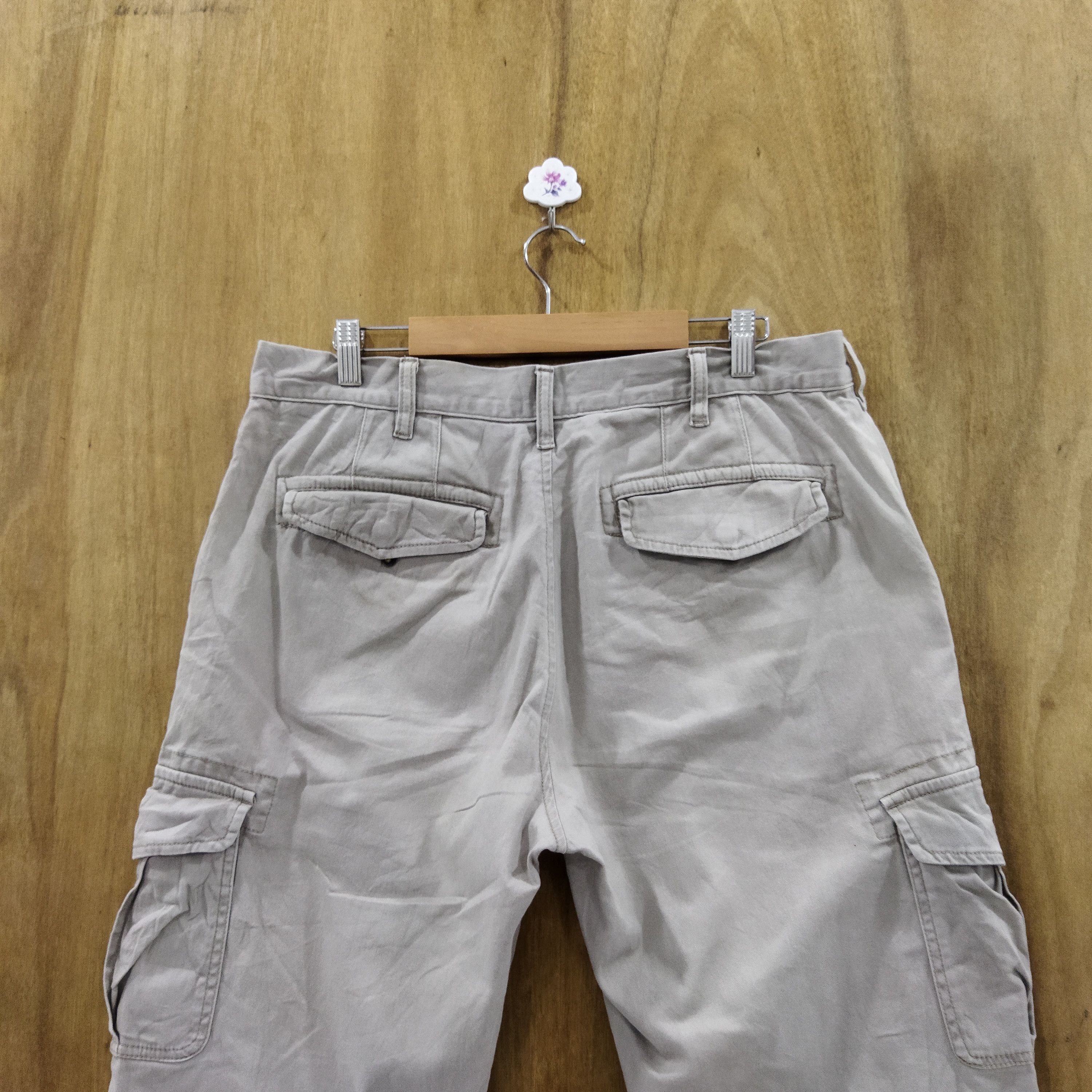 Japanese Brand TROY BROS GREY CARGO PANTS Size US 34 / EU 50 - 8 Thumbnail