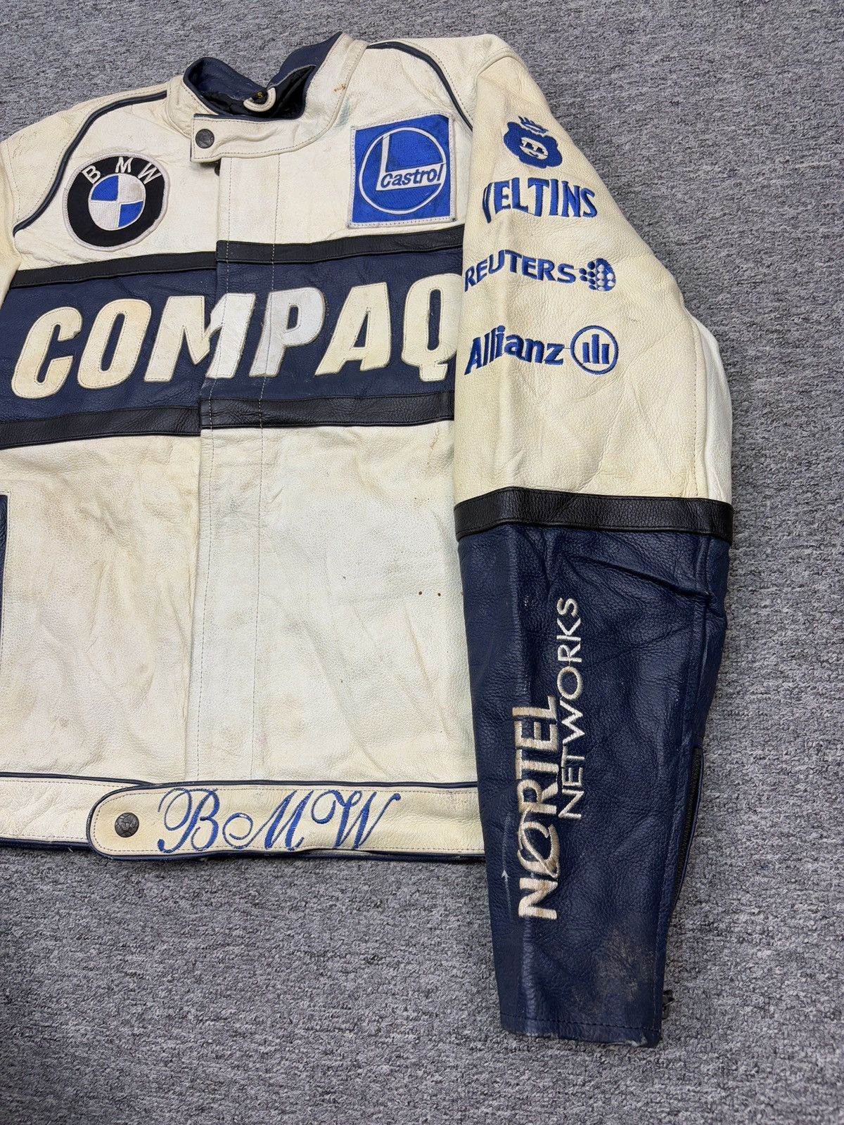 BMW Vintage BMW Leather Jacket Racing Biker Size US S / EU 44-46 / 1 - 14 Thumbnail