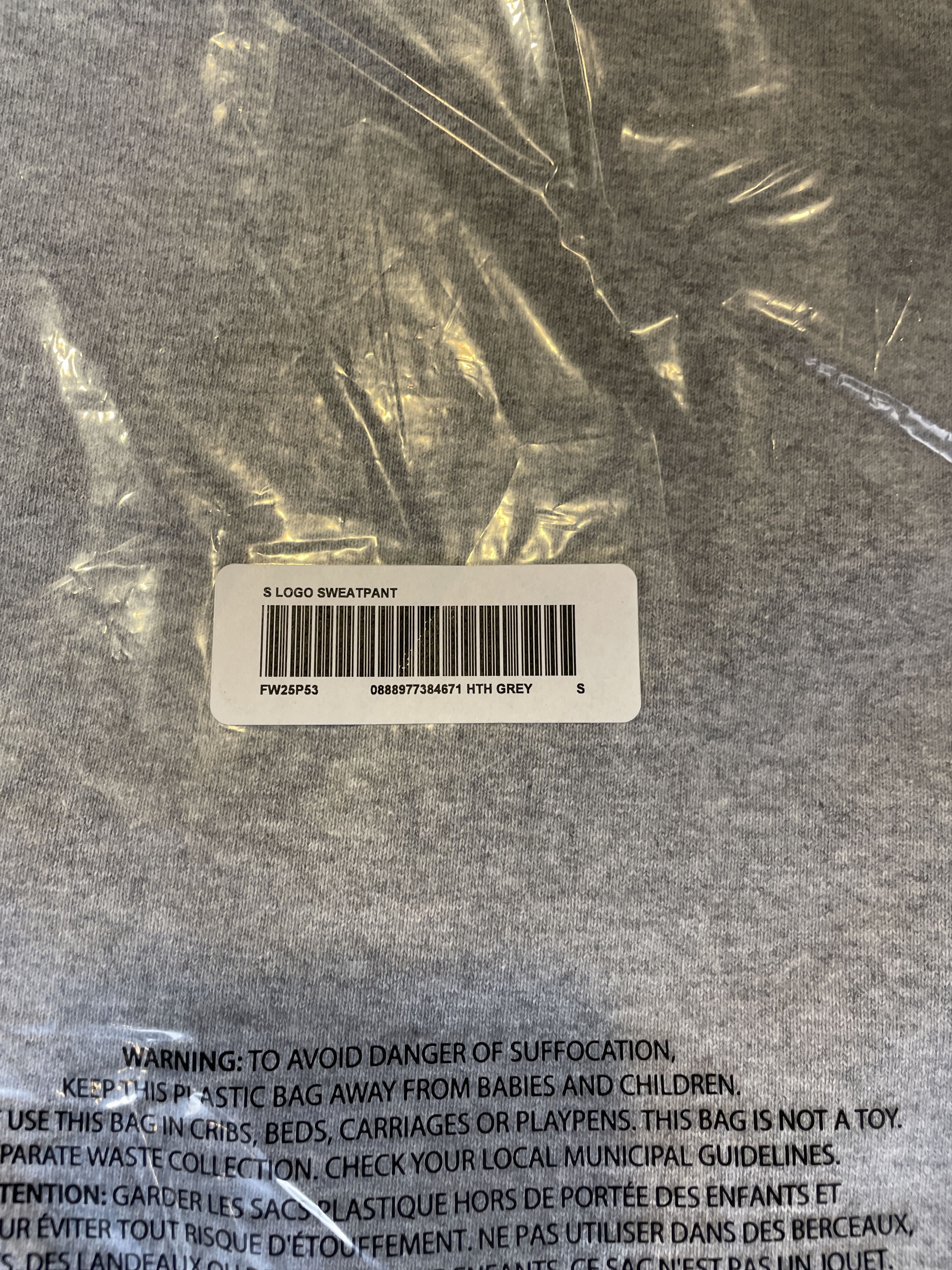 Supreme S LOGO SWEATPANTS SMALL Size US 30 / EU 46 - 17 Thumbnail