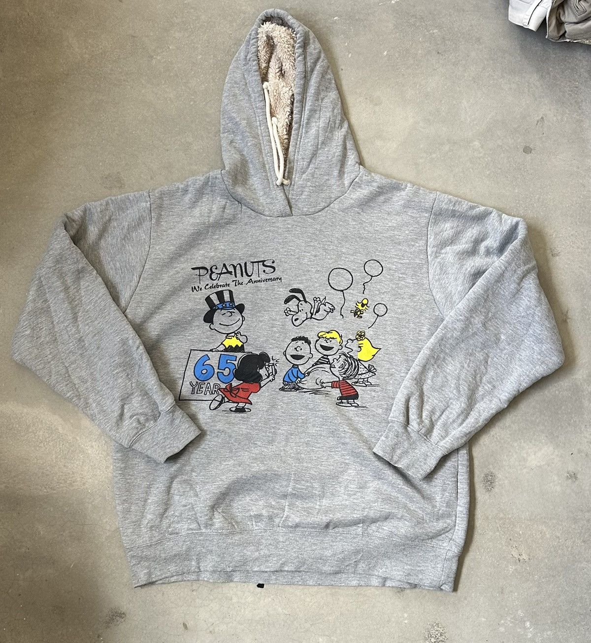 Peanuts VINTAGE SHERPA PEANUTS HOODIE Size US M / EU 48-50 / 2 - 1 Thumbnail
