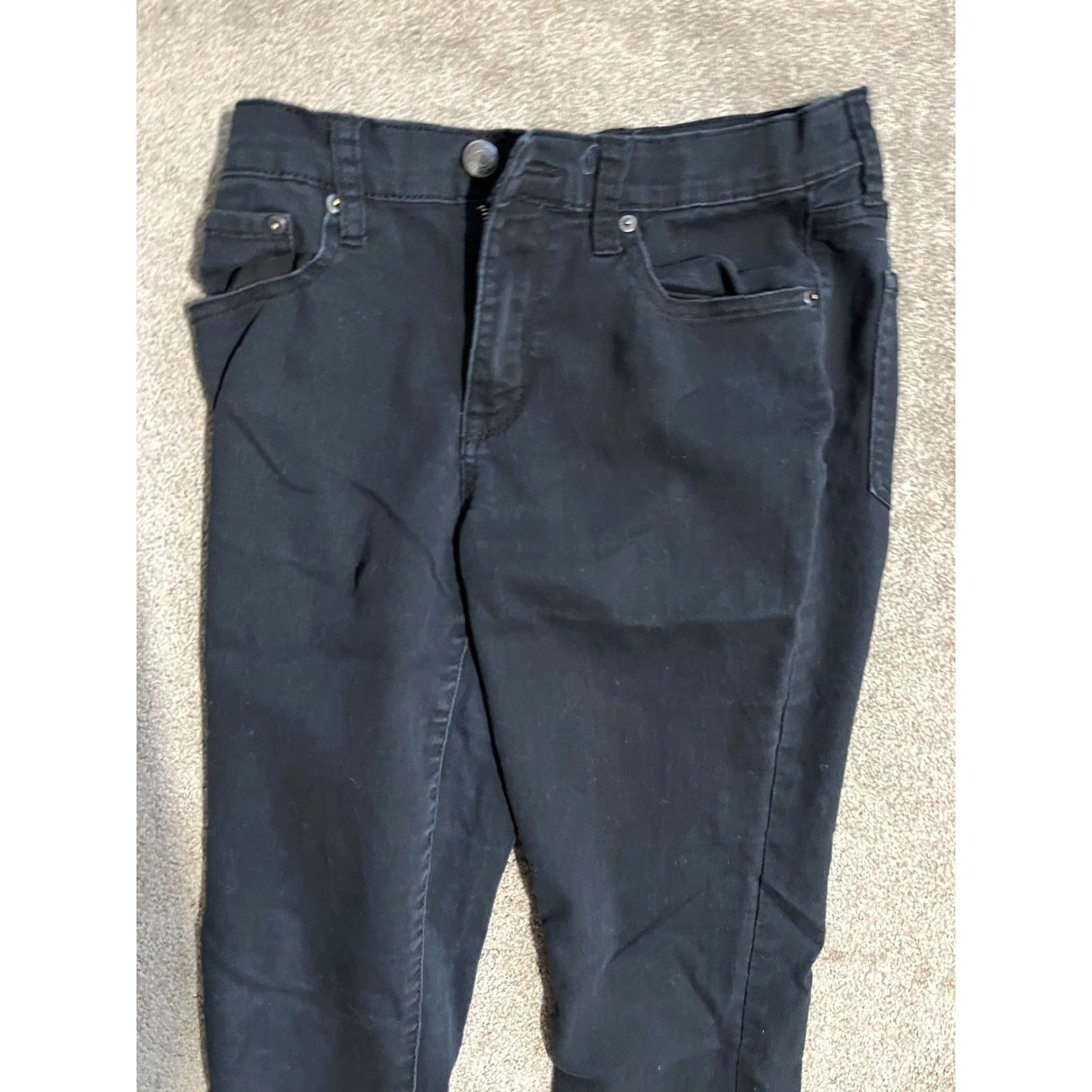 Vintage Aero Womens High Waisted Cropped Jeggings Size 4 Black Denim Stretch Pants Size 27" / US 4 / IT 40 - 4 Thumbnail