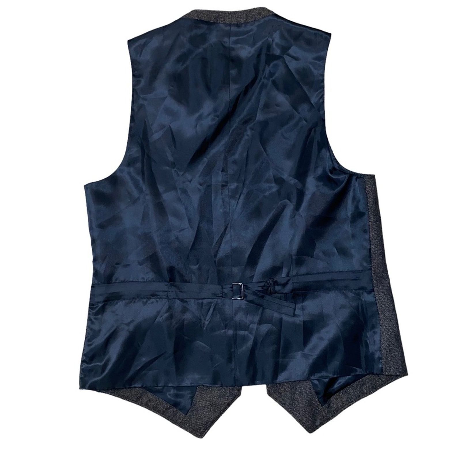 Topman Topman Wool Blend Waistcoat Vest with Pocket Square 40' Size US XXS / EU 40 - 2 Thumbnail
