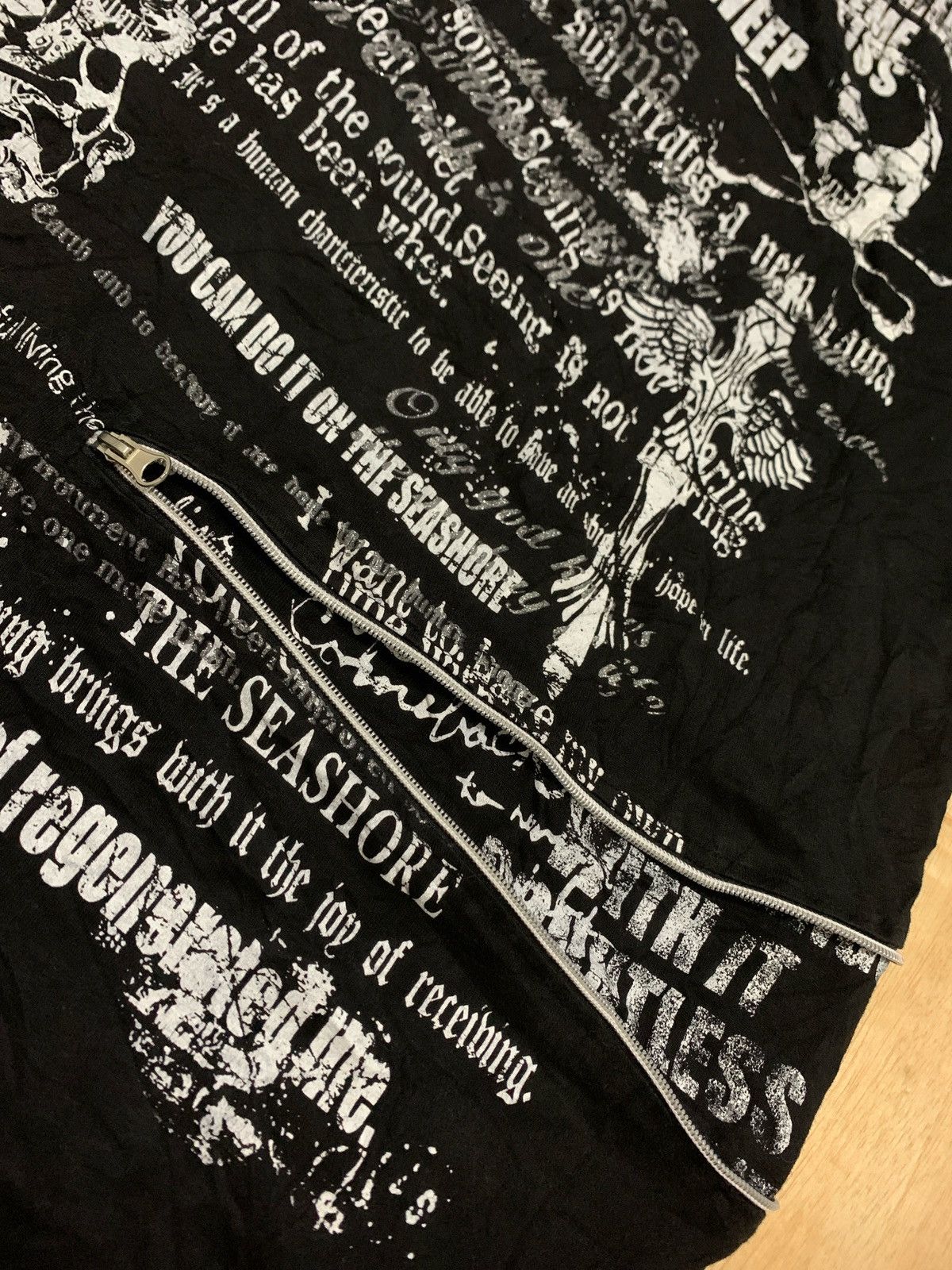 Japanese Brand Vintage Y2k Pino Bazzo Multi Zipper Tshirt Ifsixwasnine Size US XL / EU 56 / 4 - 5 Thumbnail