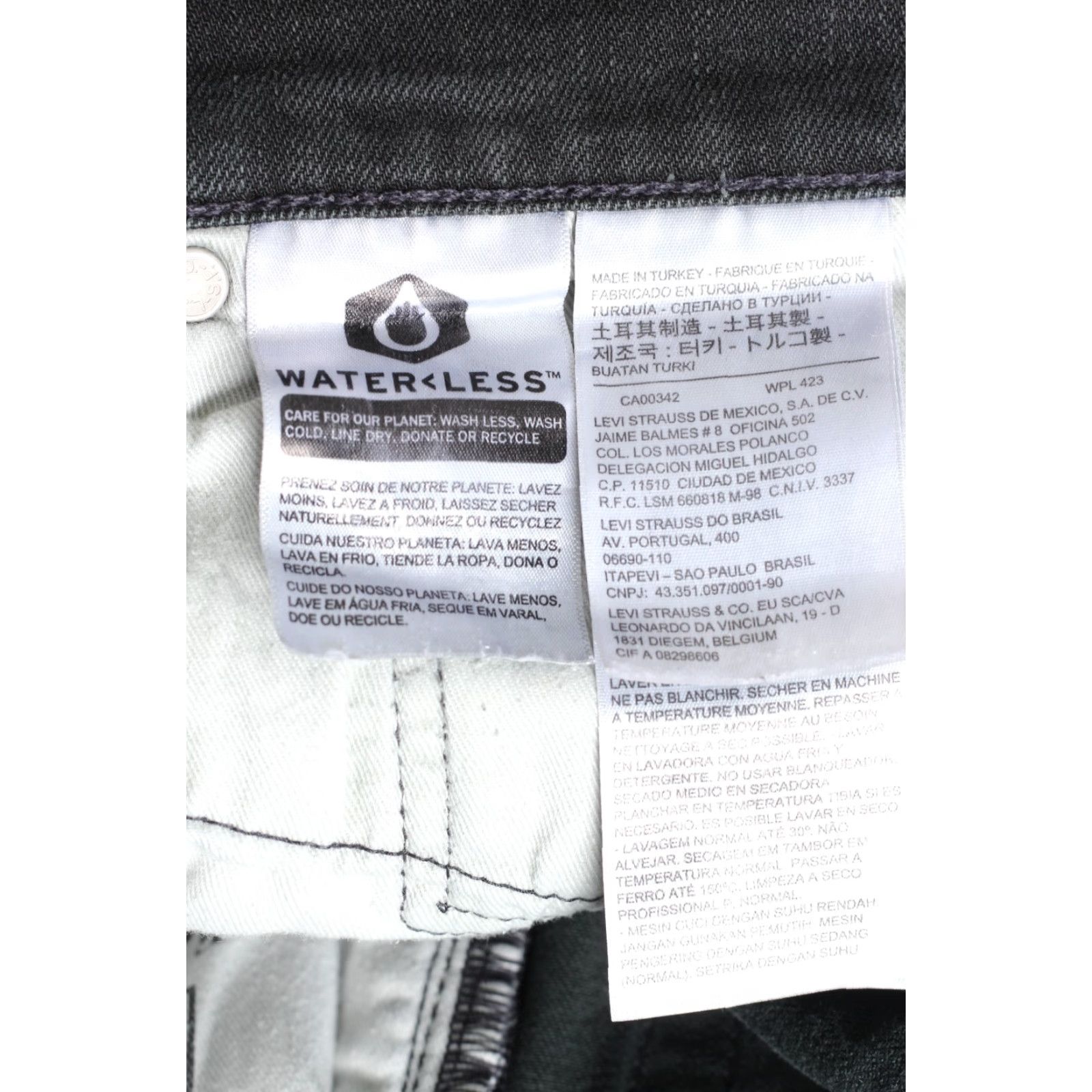 Levi's VINTAGE? (no) LEVI’S 511 Slim Fit Jeans Men 33x34 PREMIUM Big E Stretch DZ8012 Denim Grey 5-Pocket Rise Mid 10-12in Zip Mens Jeans Size US 33 - 7 Thumbnail