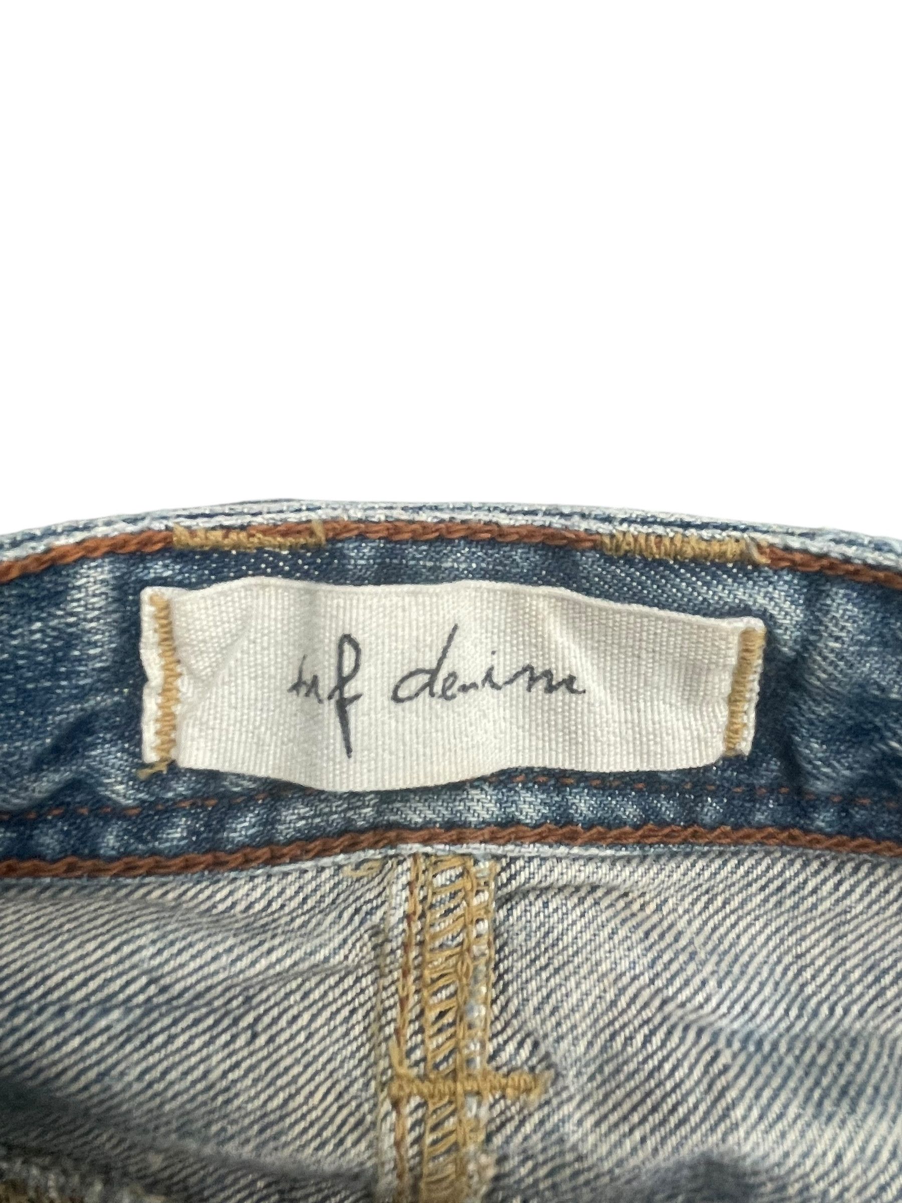 Japanese Brand Fap Flare Distresed Denim Size 32" / US 10 / IT 46 - 3 Thumbnail