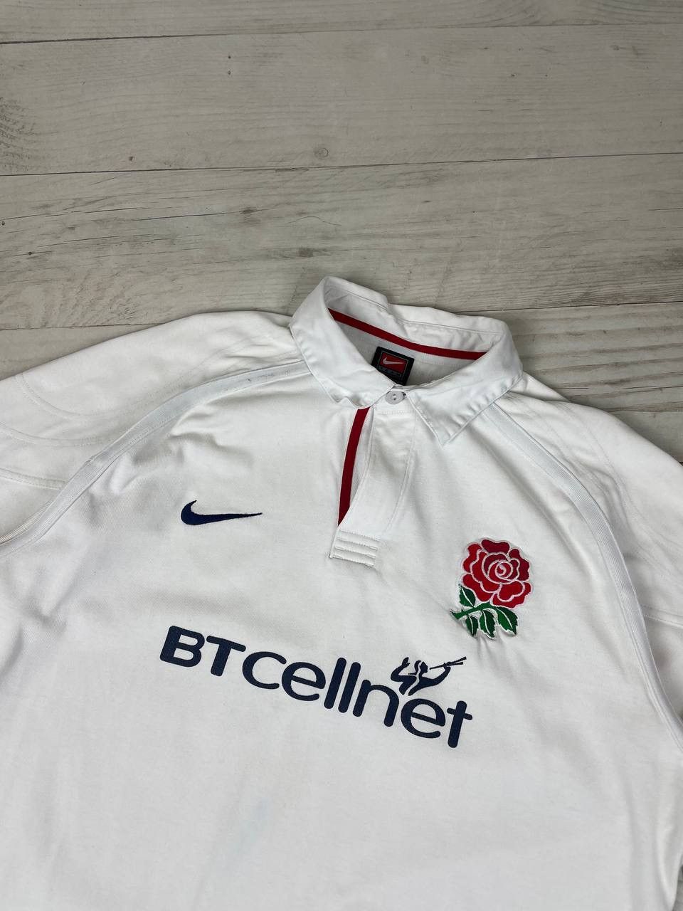 Nike Vintage Nike England Rugby 1999 2001 Long Sleeve Jersey Size US L / EU 52-54 / 3 - 2 Thumbnail