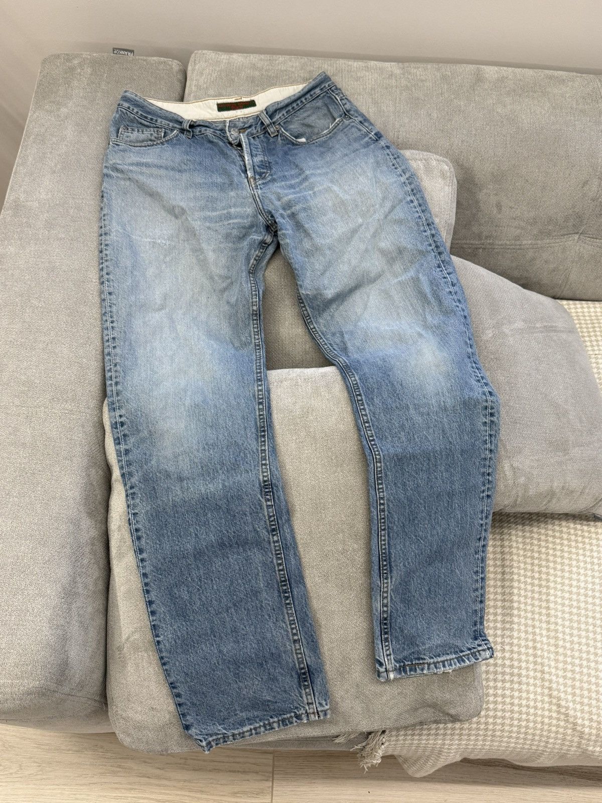 Vintage 90s Katharine Hamnett Denim Fade Jeans Pants