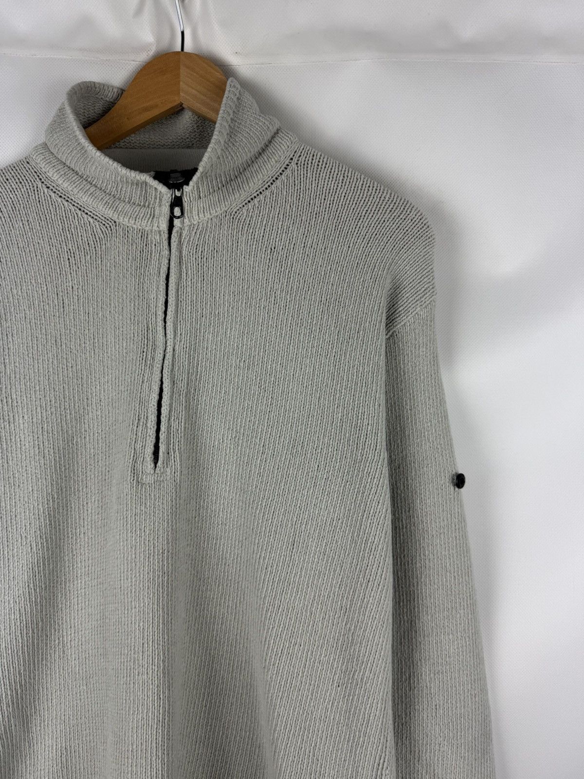 Stone Island Stone Island Vintage Men’s Knitted 1/3 Zip Sweater Pullover Size US XL / EU 56 / 4 - 3 Thumbnail